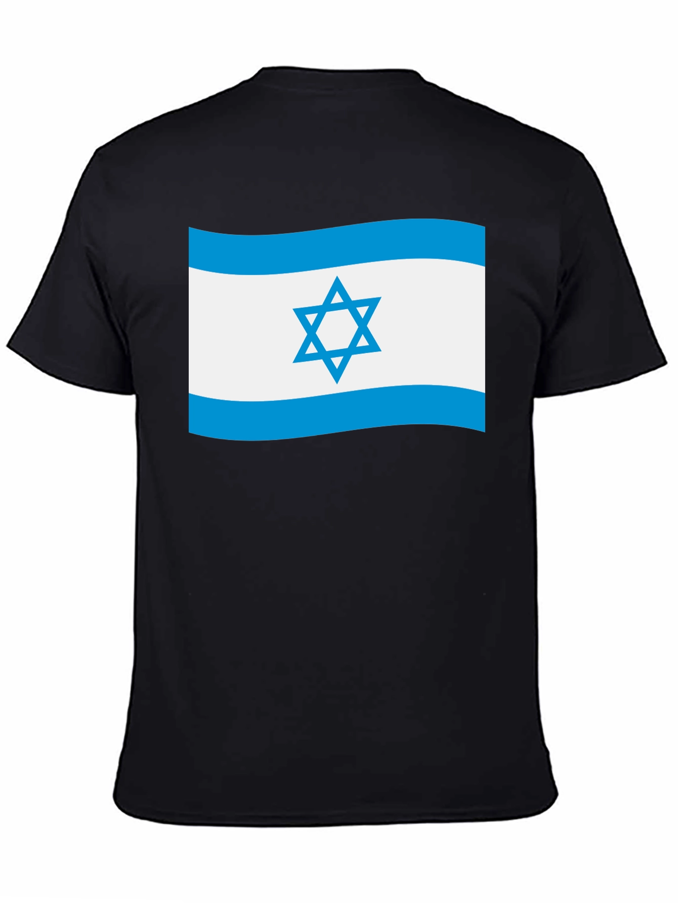 Israel Flag T-Shirt - Black Patriotic Tee