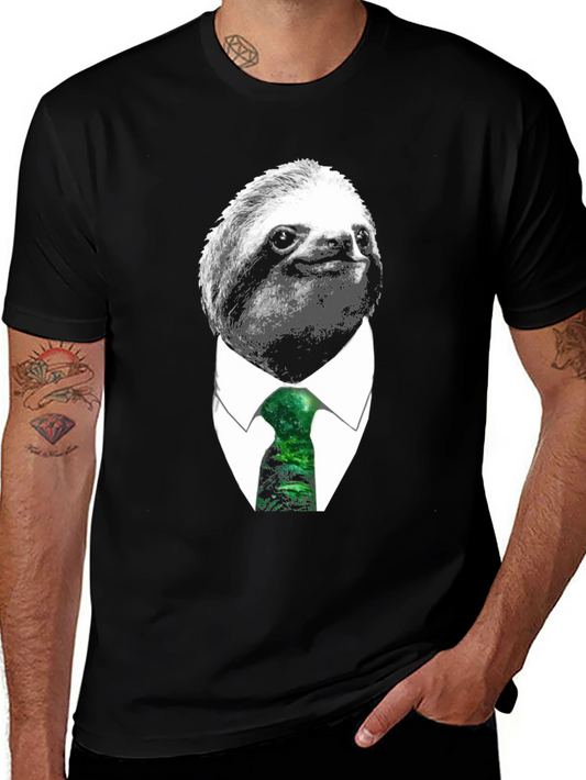 Sloth Boss T-Shirt - Business Casual Funny Tee