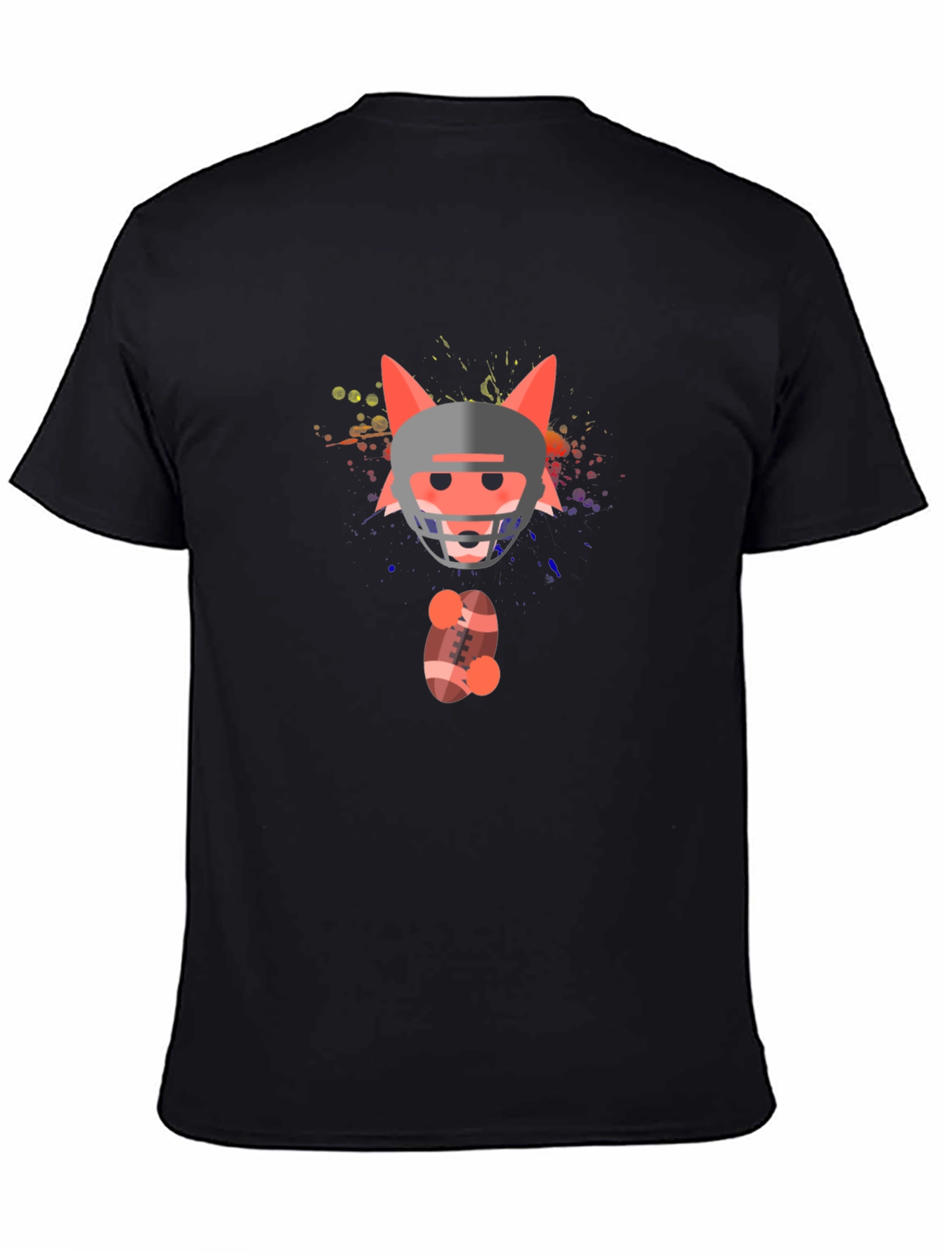 Fox Football Graphic Tee - Unique Design
