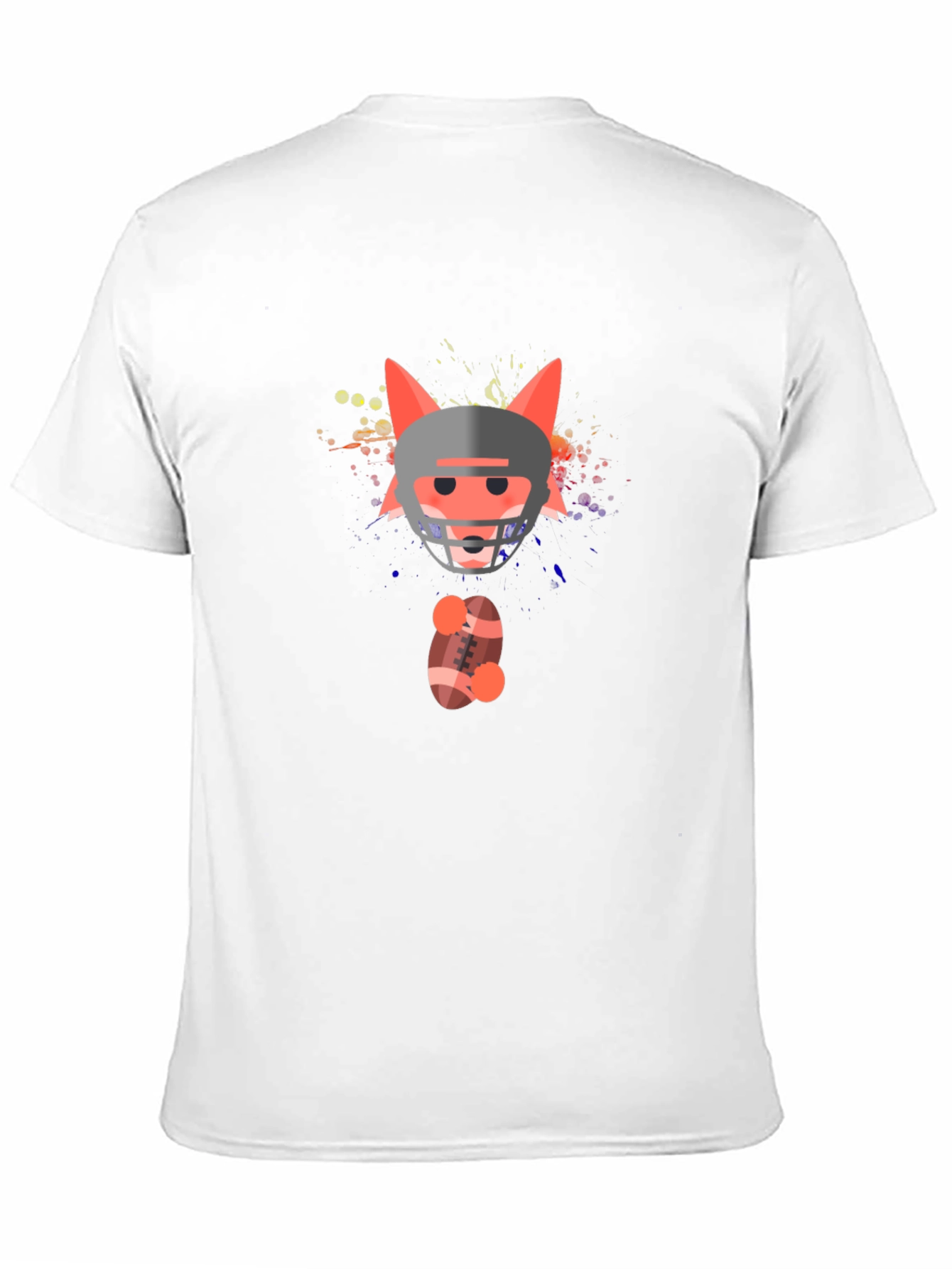 Fox Football Graphic Tee - Unique Design