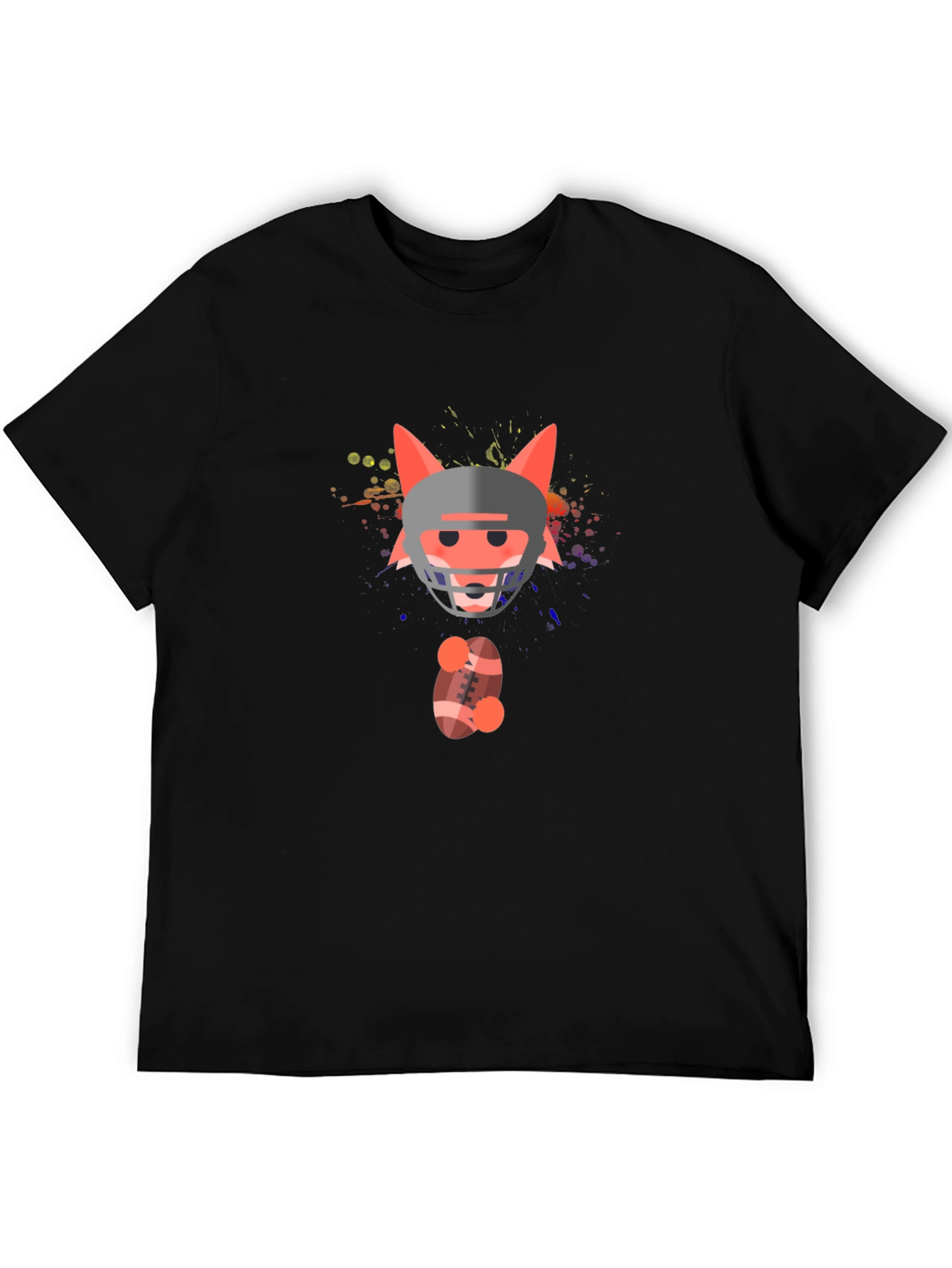 Fox Football Graphic Tee - Unique Design