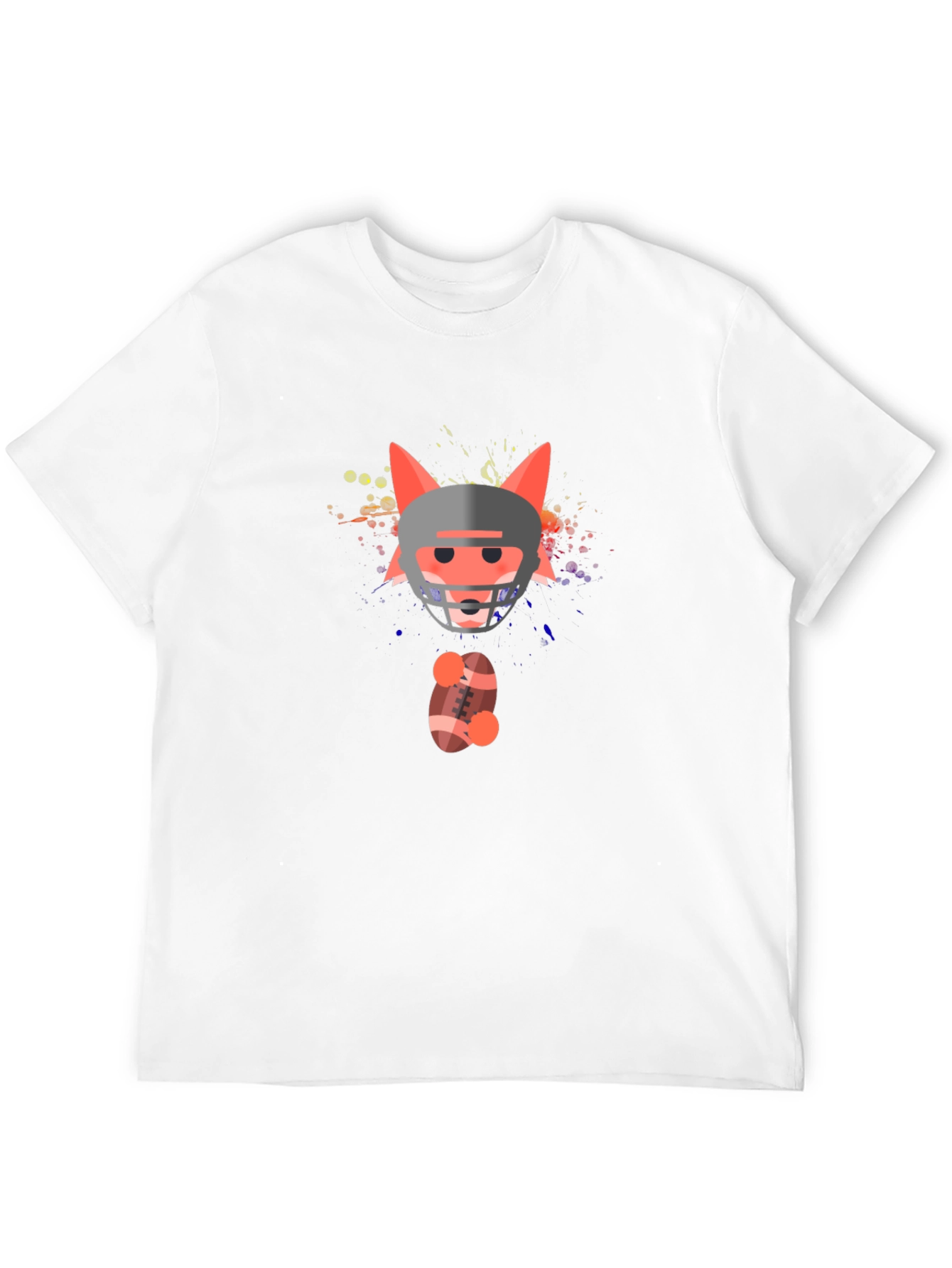 Fox Football Graphic Tee - Unique Design