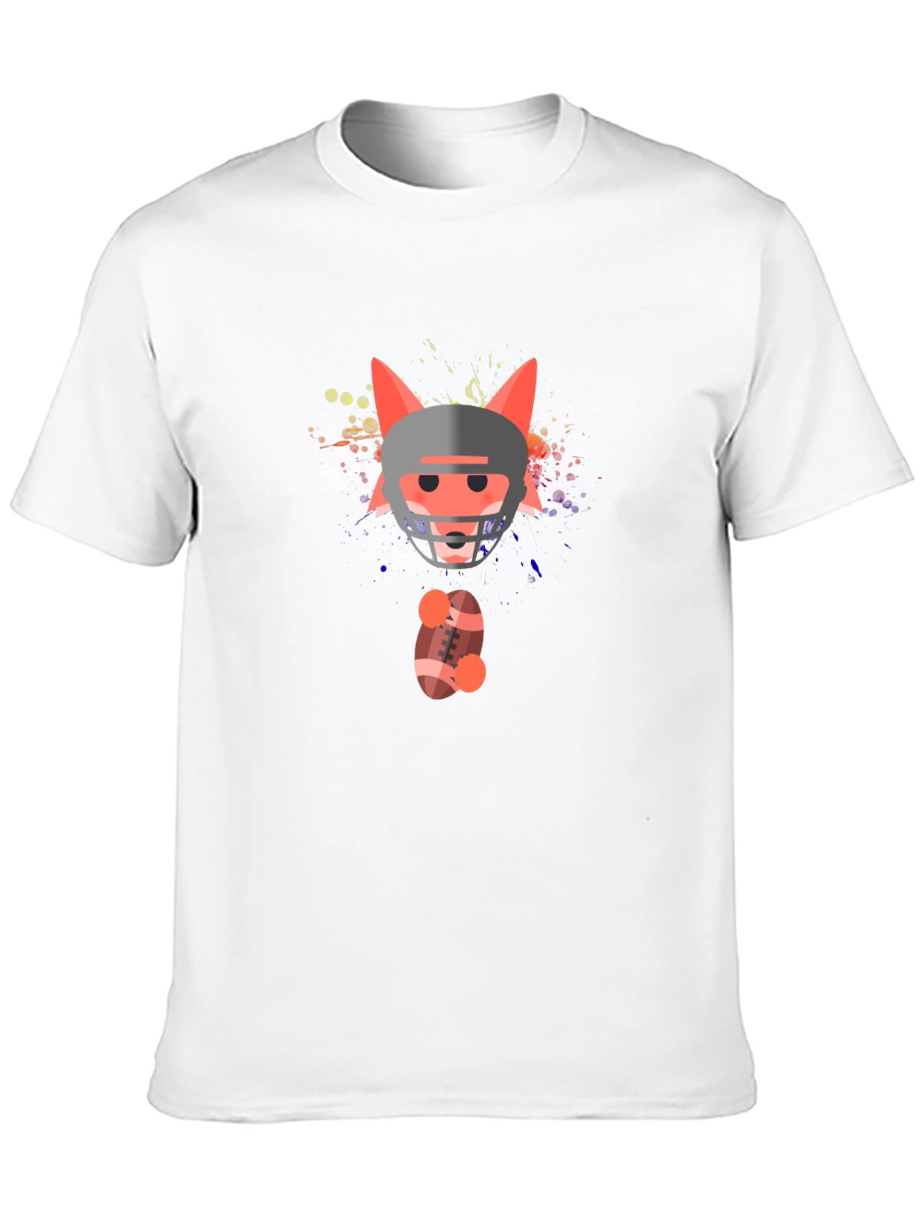 Fox Football Graphic Tee - Unique Design