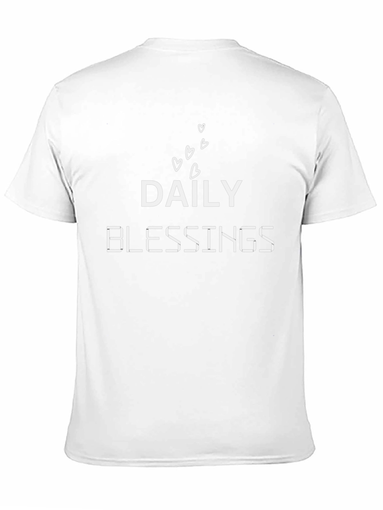 Daily Blessings Graphic T-Shirt - Black