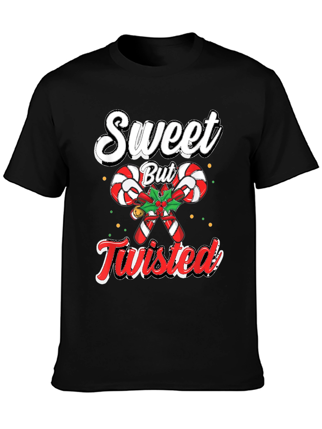 Sweet But Twisted Christmas Candy Cane T-Shirt