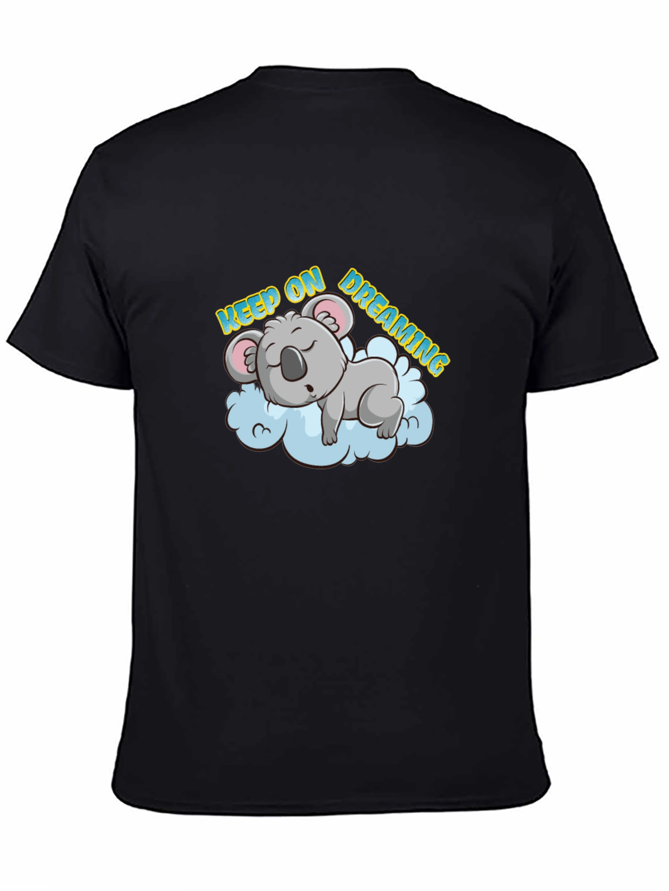 Dreaming Koala T-Shirt - Keep On Dreaming Design