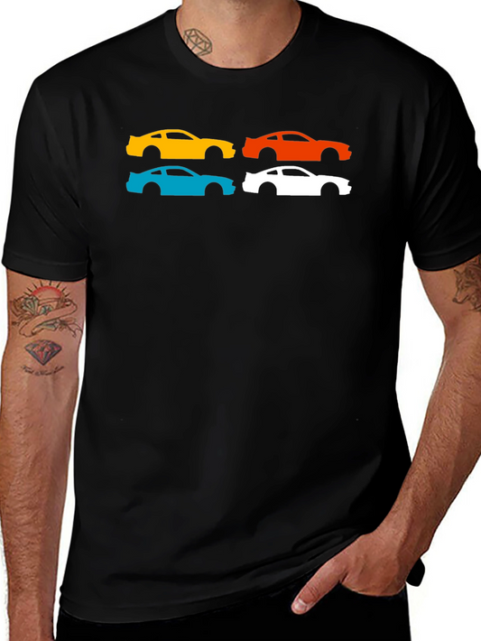 Mustang Car T-Shirt - Colorful Auto Graphic Tee