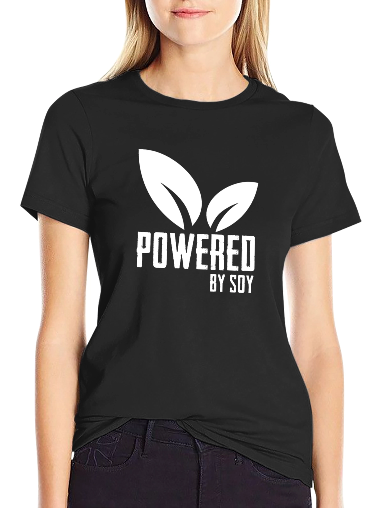 Powered by Soy T-Shirt - Vegan Plant Based Tee