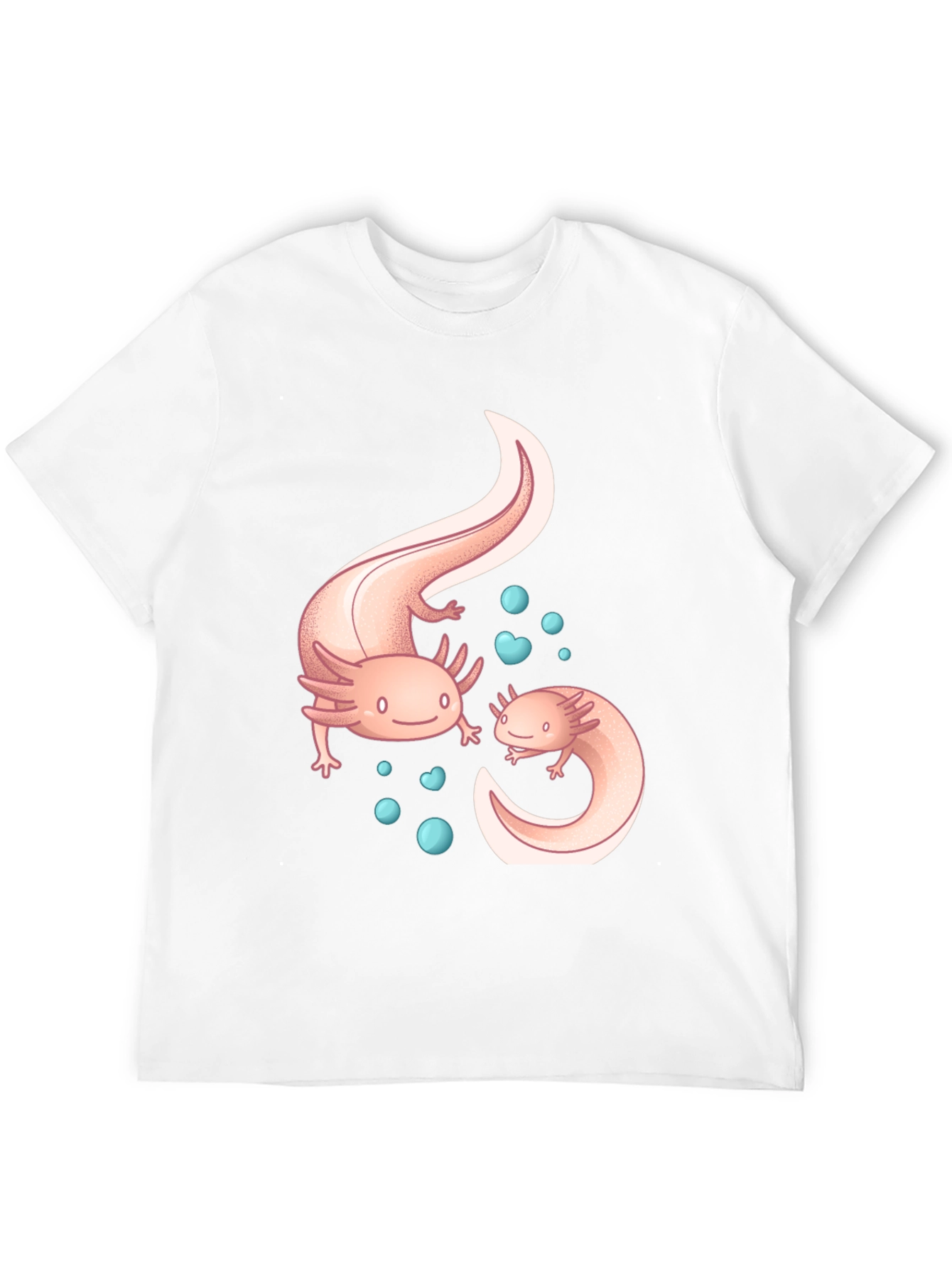 Axolotl Graphic Black T-Shirt