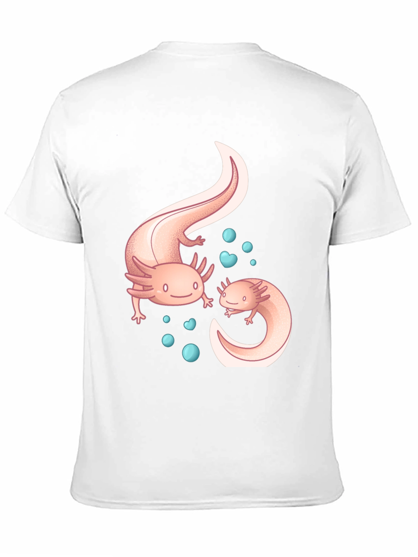 Axolotl Graphic Black T-Shirt