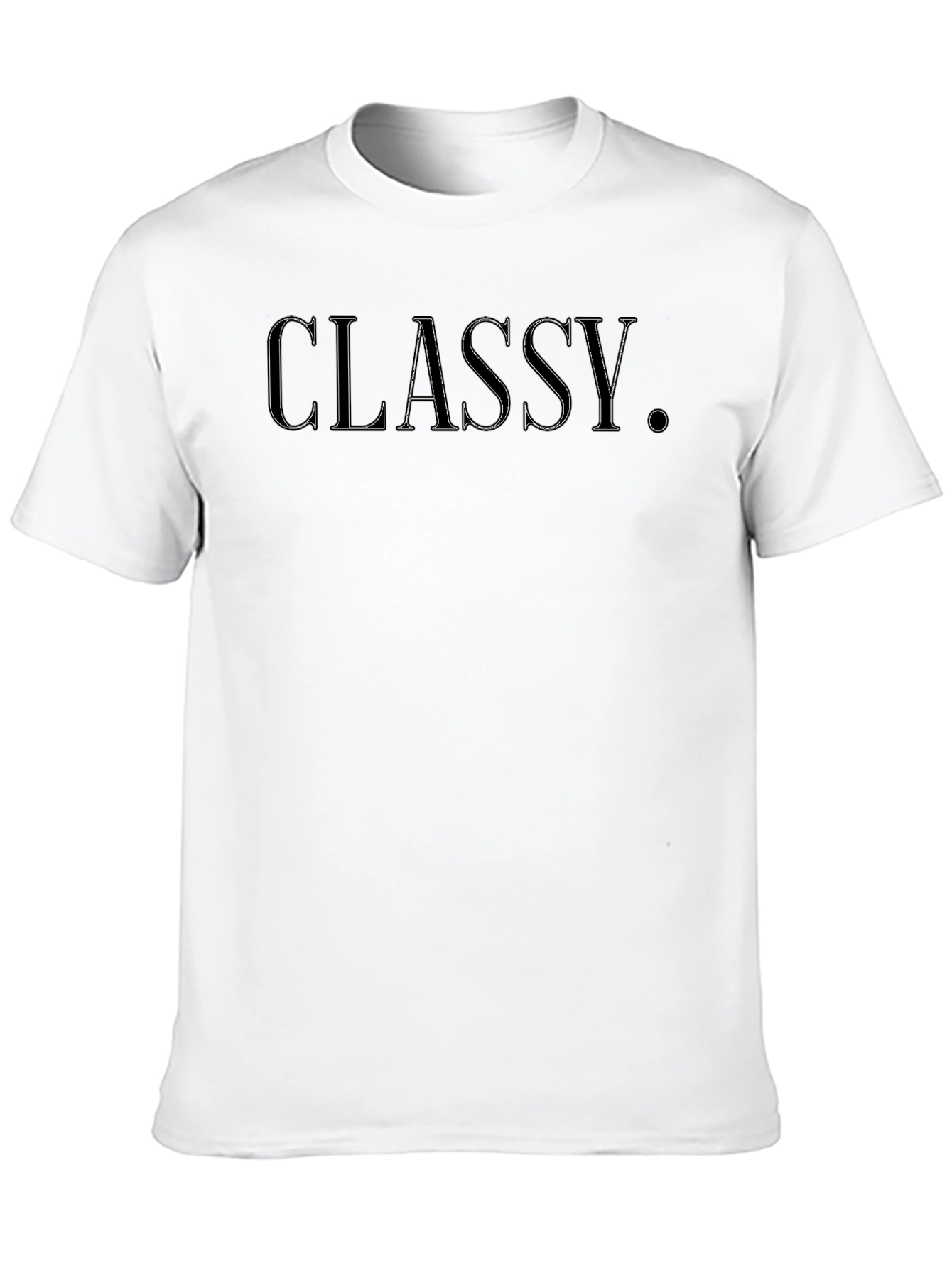 Classy Black Graphic T-Shirt