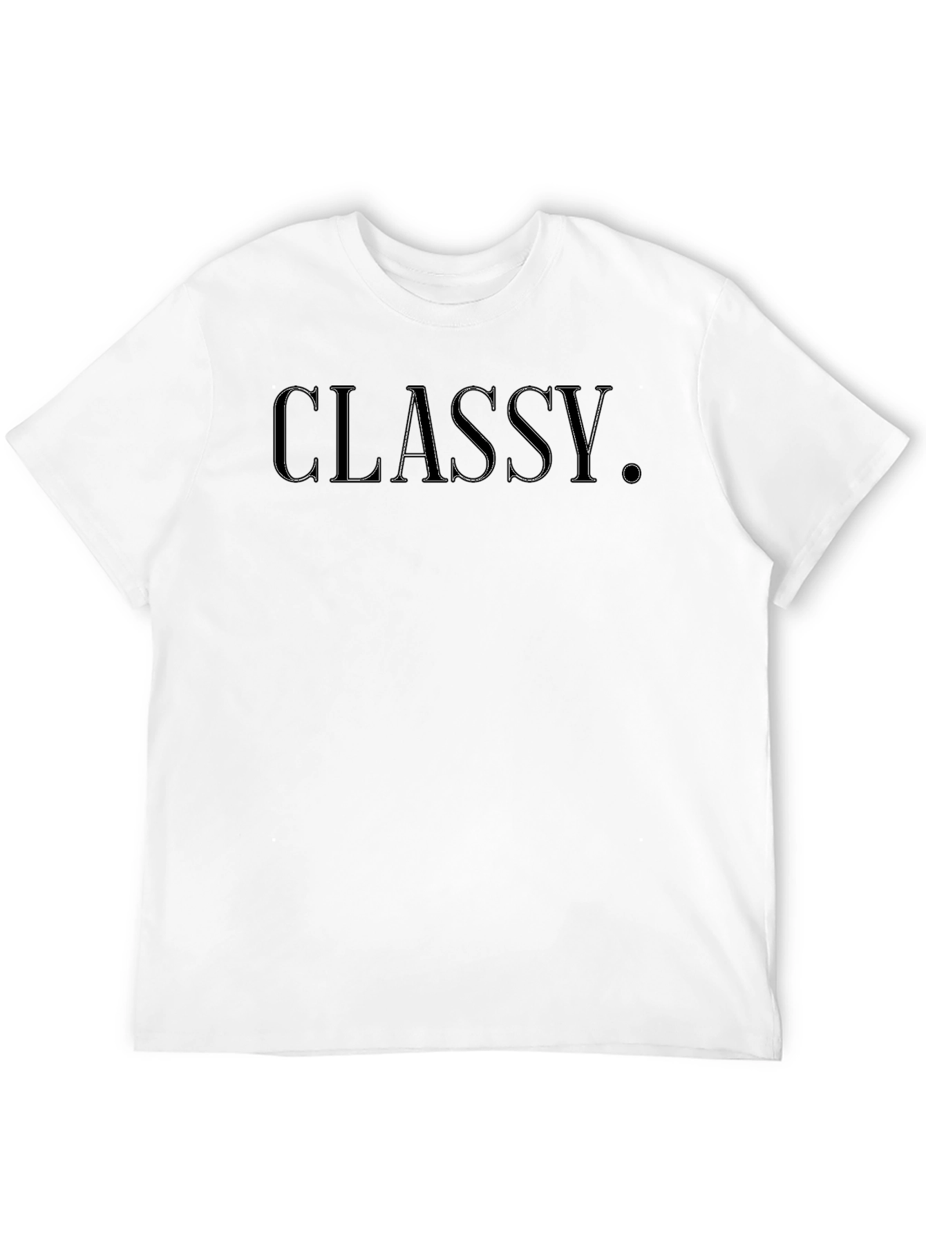 Classy Black Graphic T-Shirt