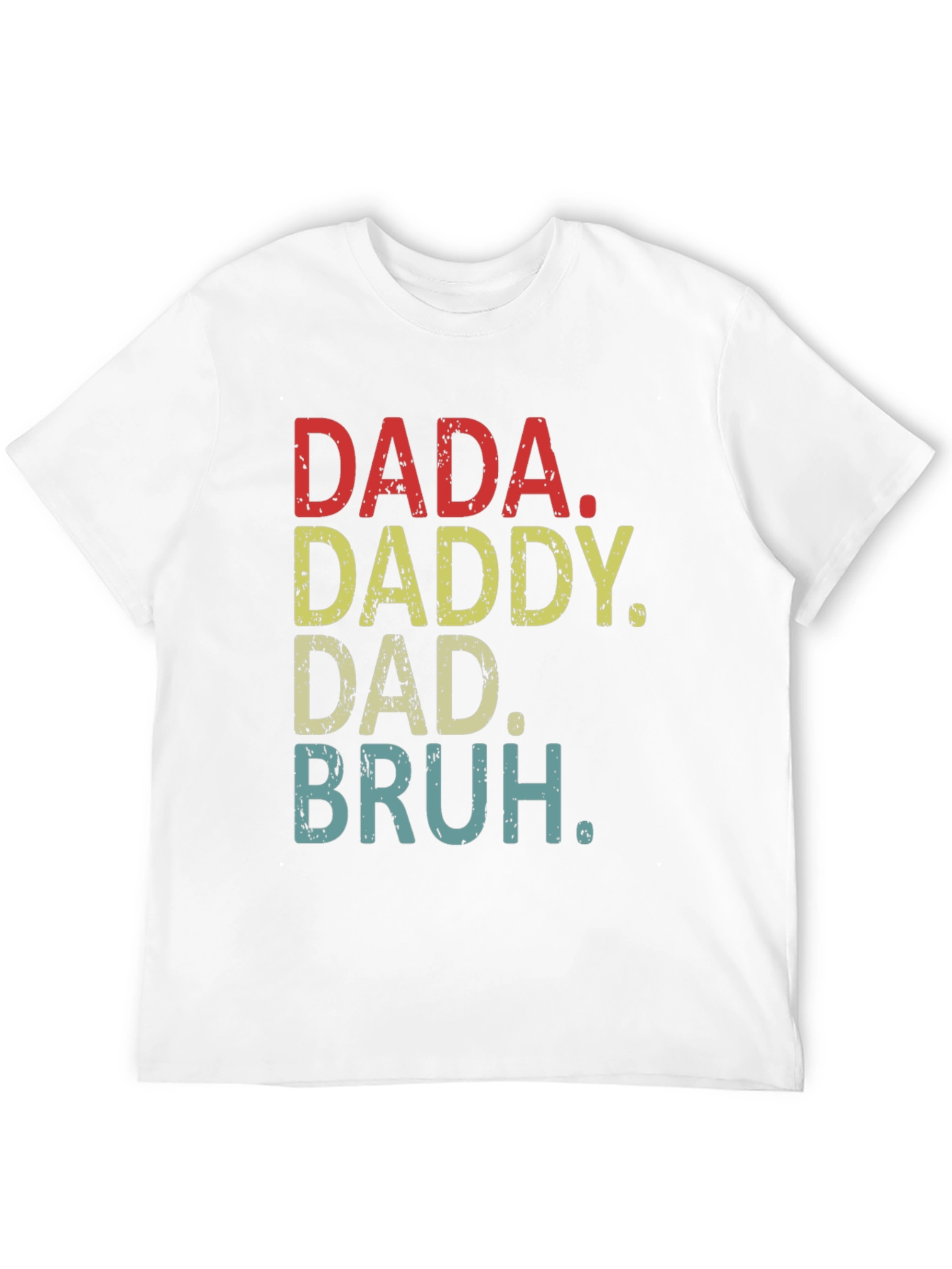 DADA DADDY DAD BRUH Funny Dad T-Shirt