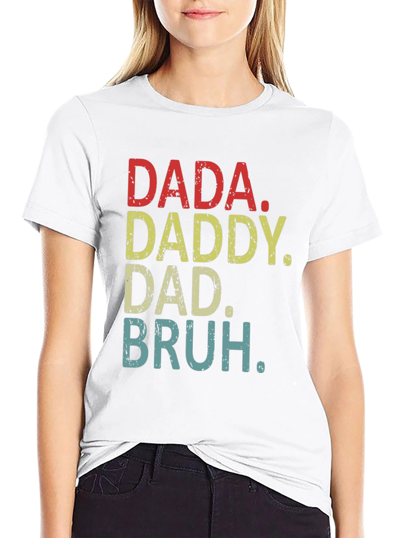 DADA DADDY DAD BRUH Funny Dad T-Shirt