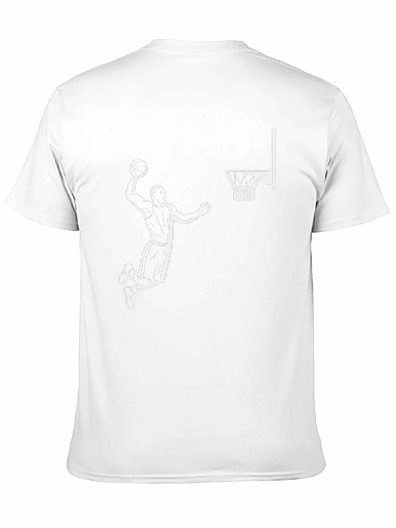 Slam Dunk Graphic Tee - Black Cotton T-Shirt