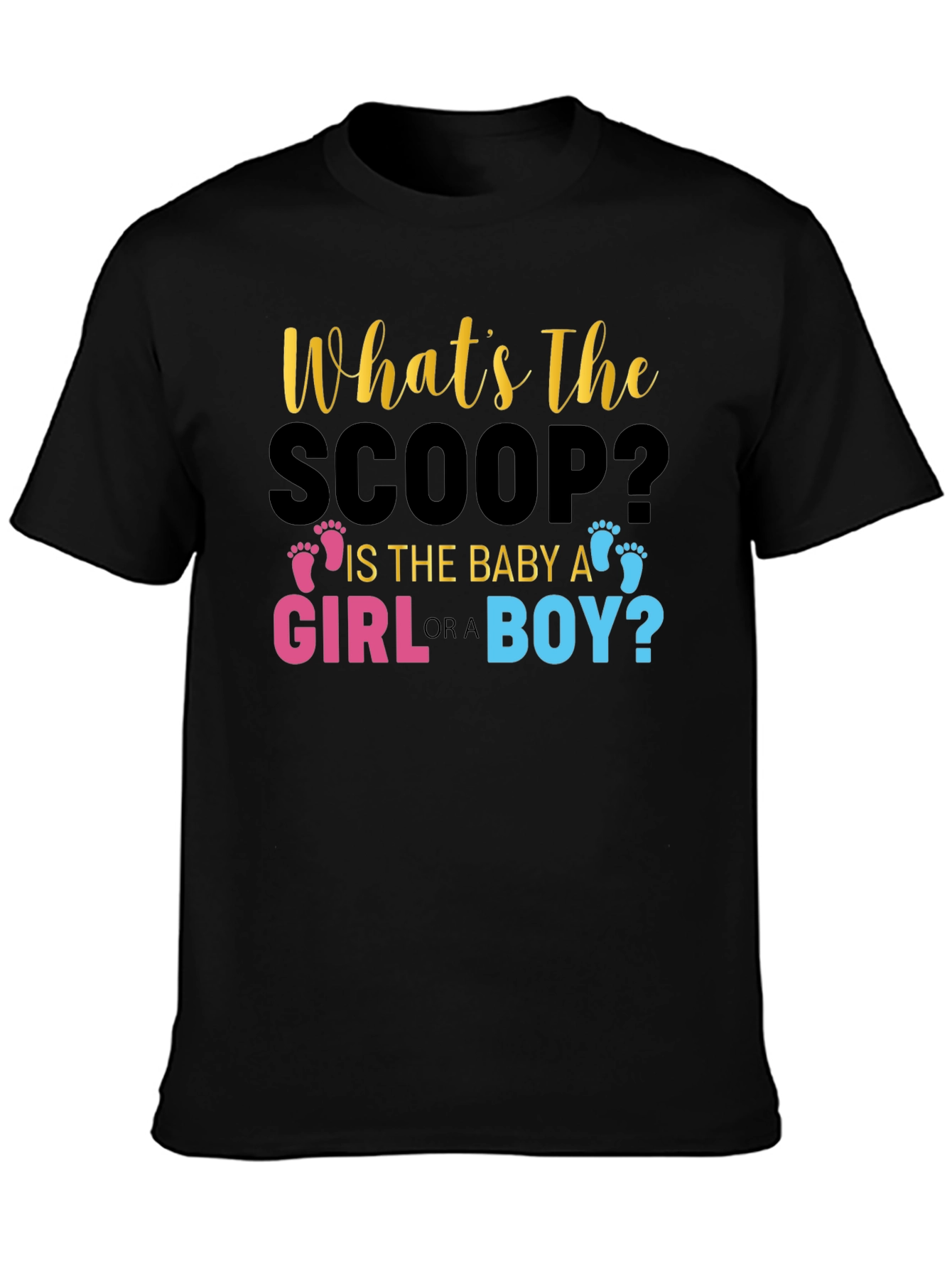 Gender Reveal Baby Scoop T-Shirt