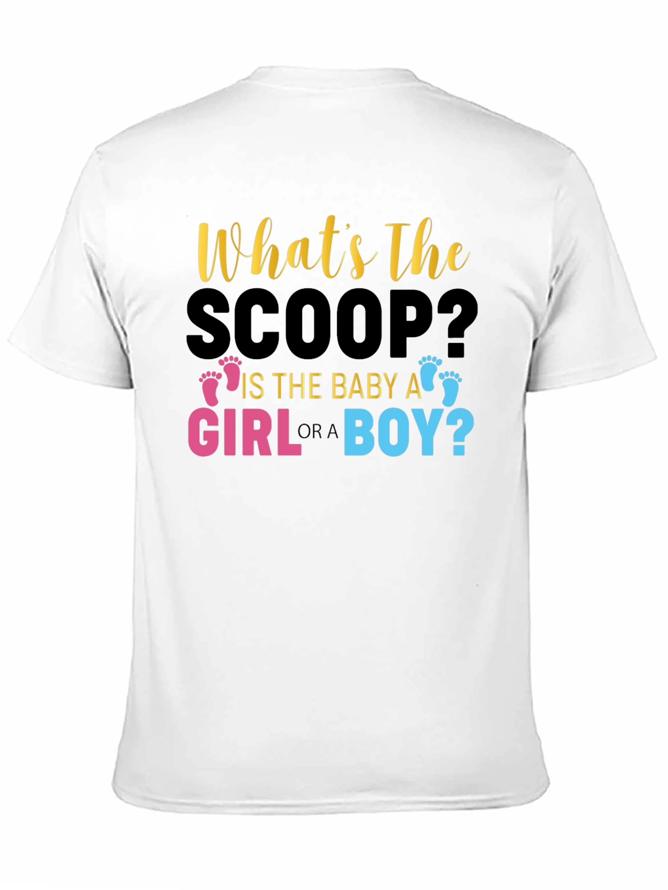 Gender Reveal Baby Scoop T-Shirt
