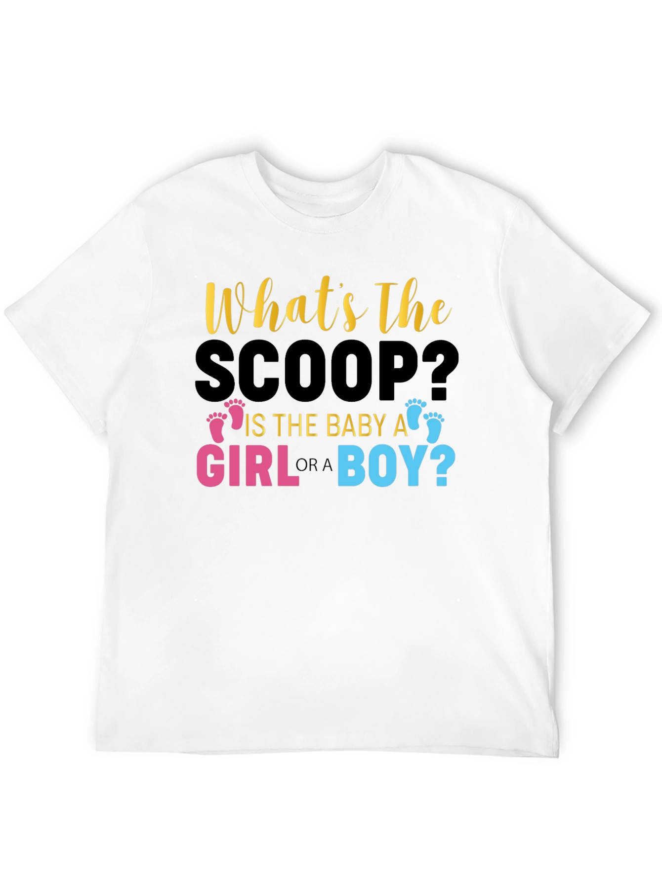 Gender Reveal Baby Scoop T-Shirt