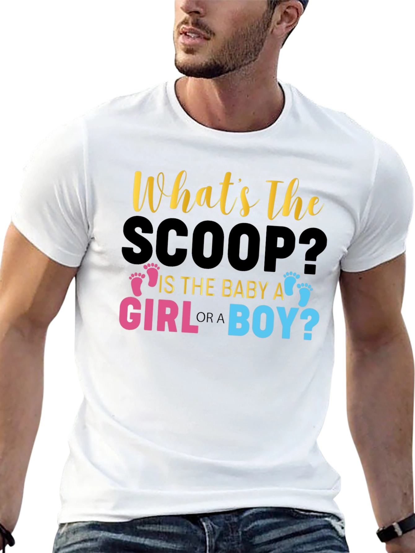 Gender Reveal Baby Scoop T-Shirt