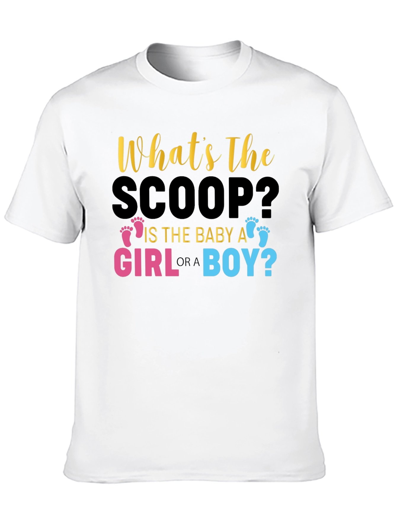 Gender Reveal Baby Scoop T-Shirt