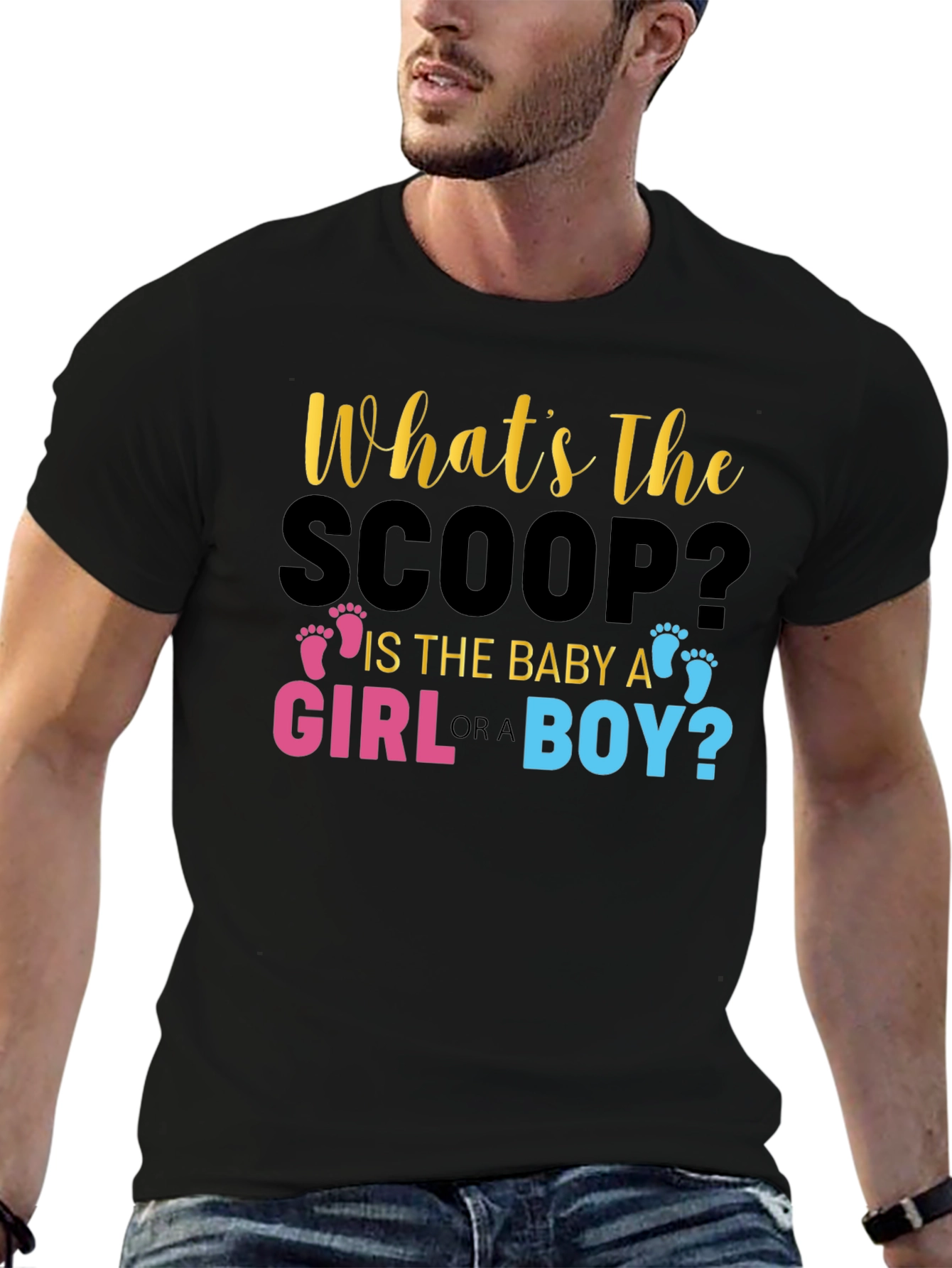 Gender Reveal Baby Scoop T-Shirt