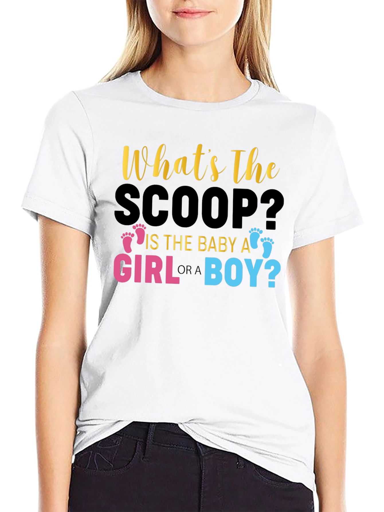 Gender Reveal Baby Scoop T-Shirt