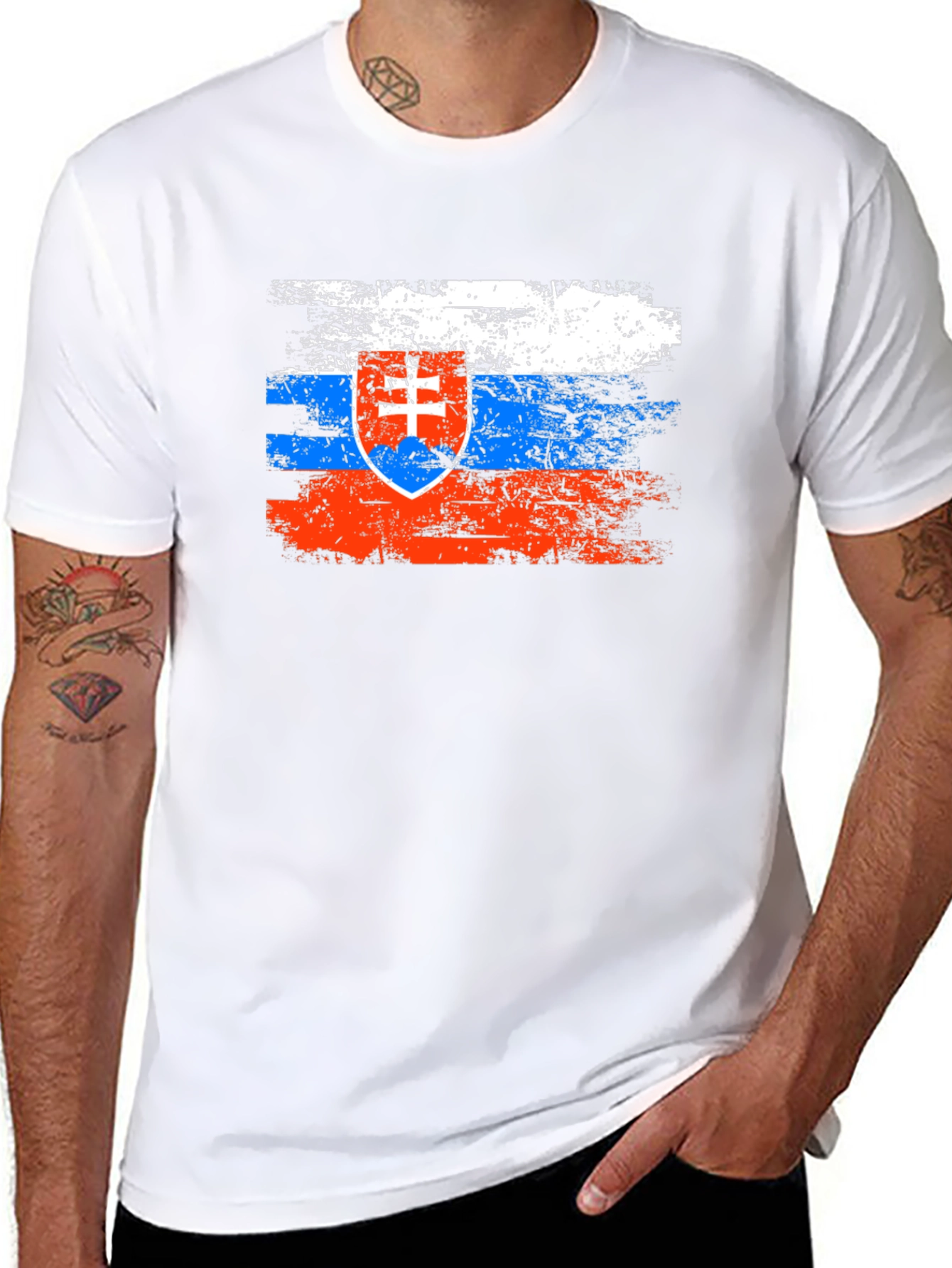 Slovakia Flag T-Shirt - Slovak Pride Tee