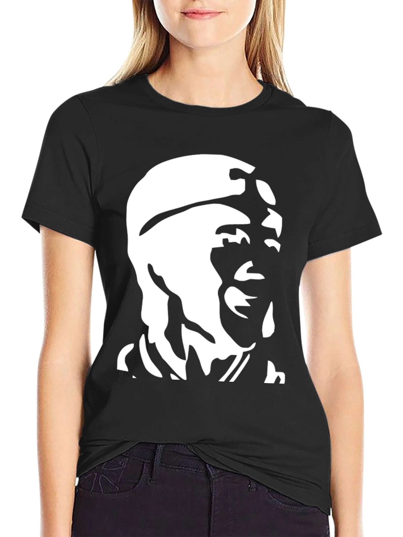 Abstract Portrait Graphic T-Shirt