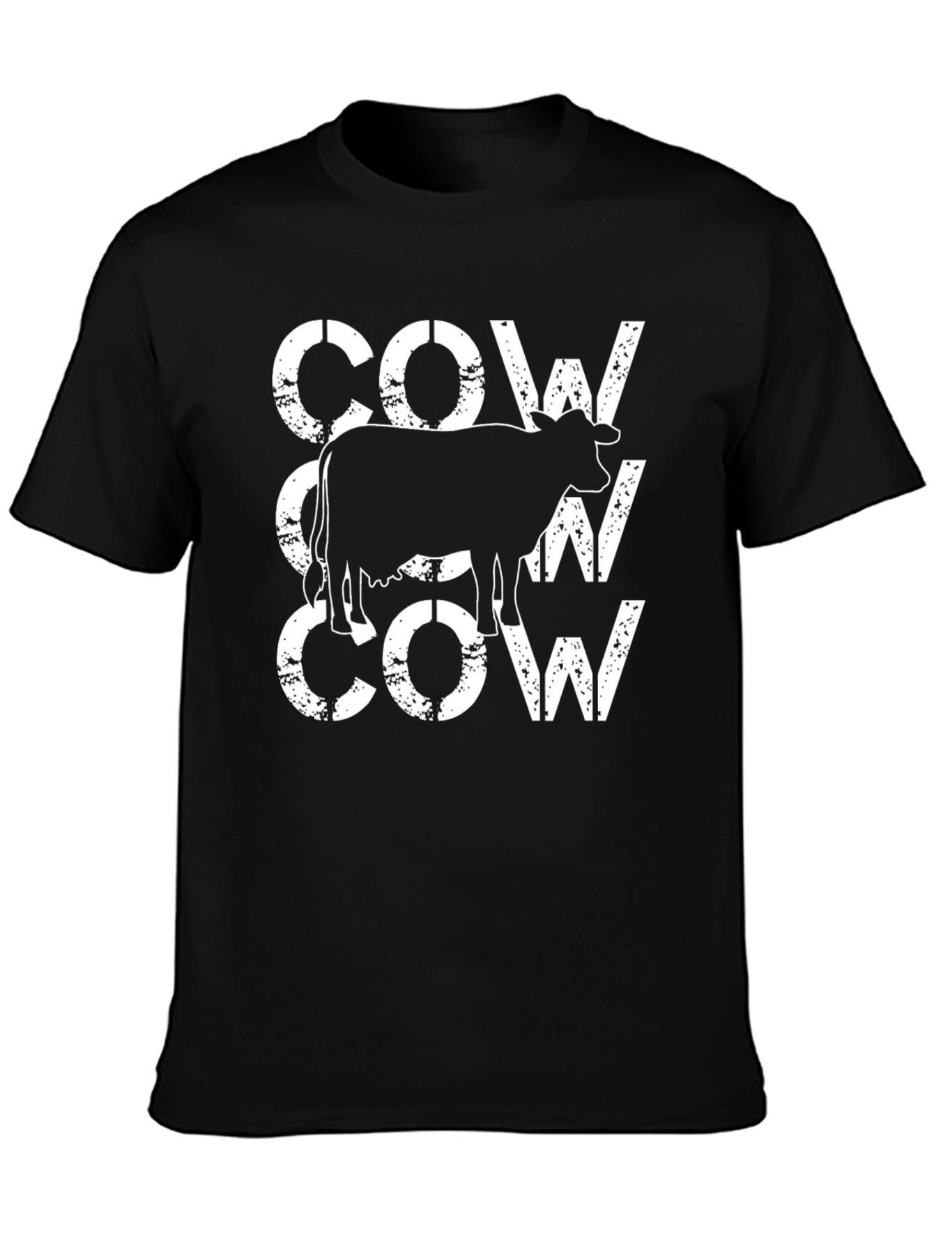 Cow Graphic T-Shirt - Novelty Tee