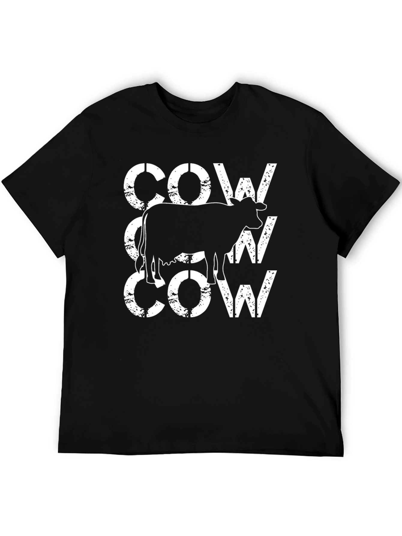 Cow Graphic T-Shirt - Novelty Tee