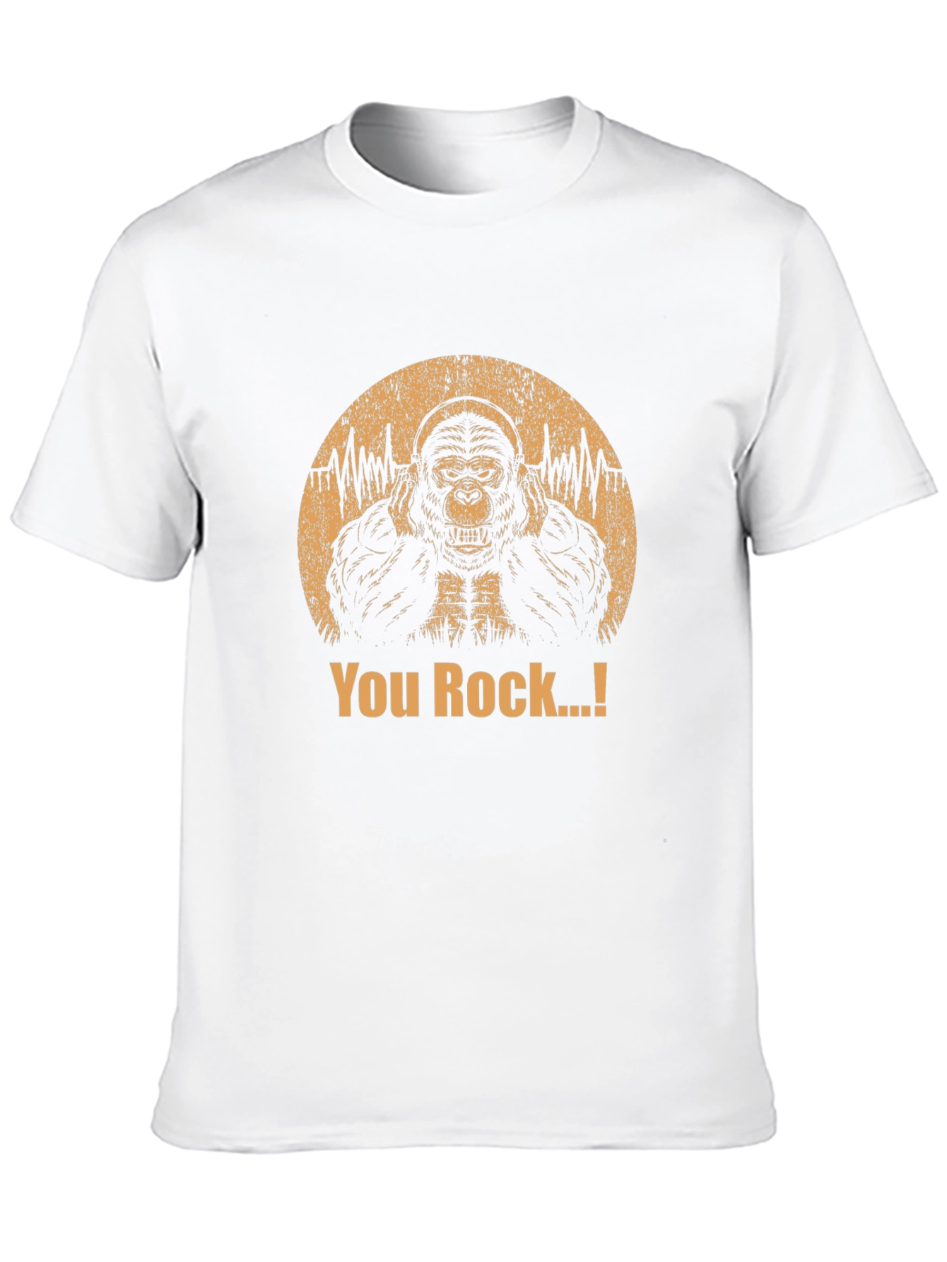 You Rock Gorilla Graphic Tee - Black
