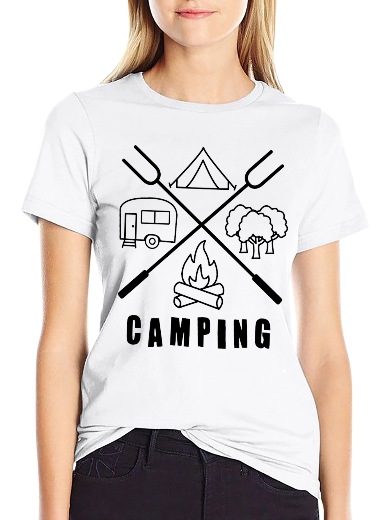 Camping Graphic T-Shirt - Adventure Ready Tee