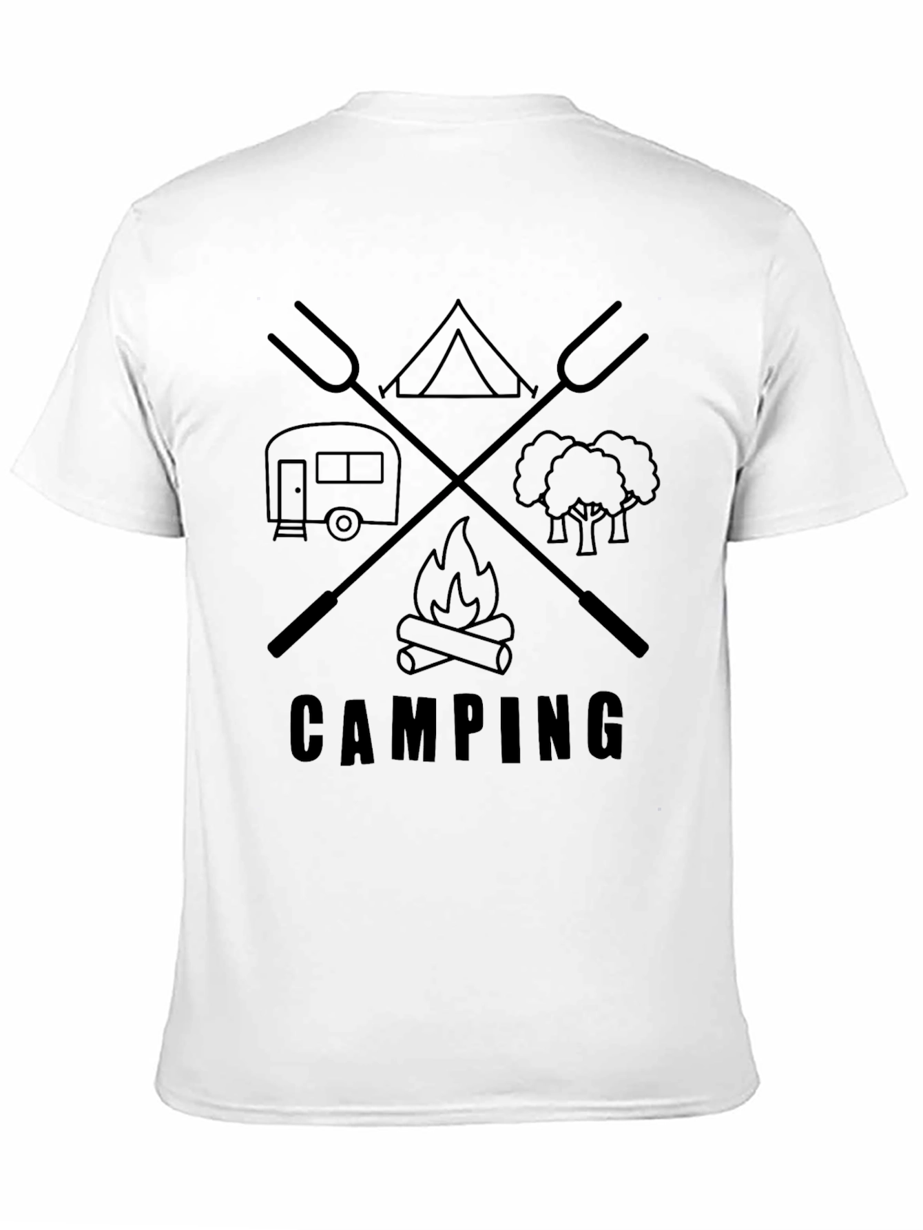 Camping Graphic T-Shirt - Adventure Ready Tee