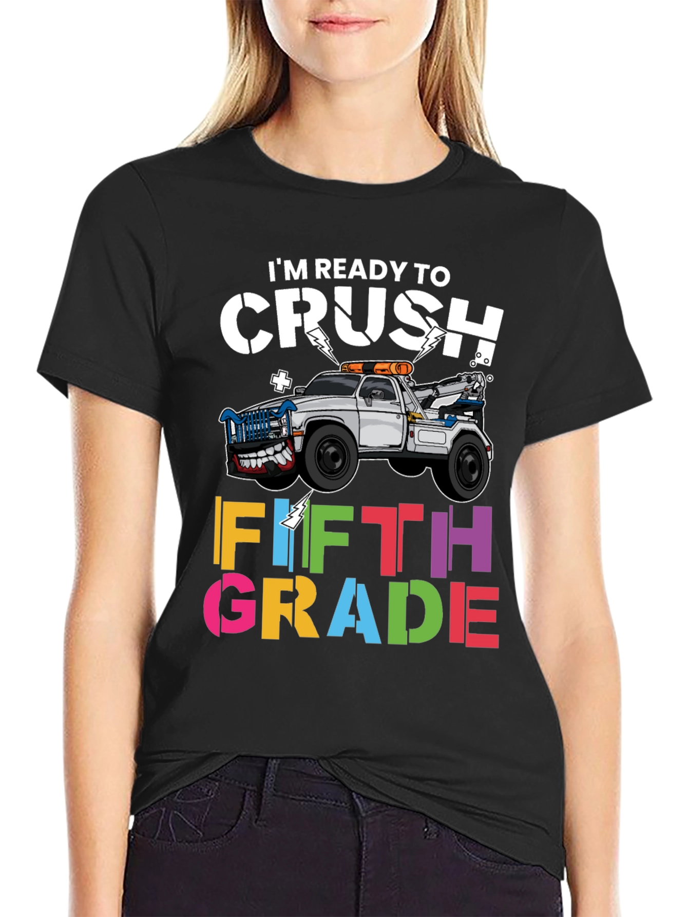 Ready to Crush Fifth Grade Kids T-Shirt