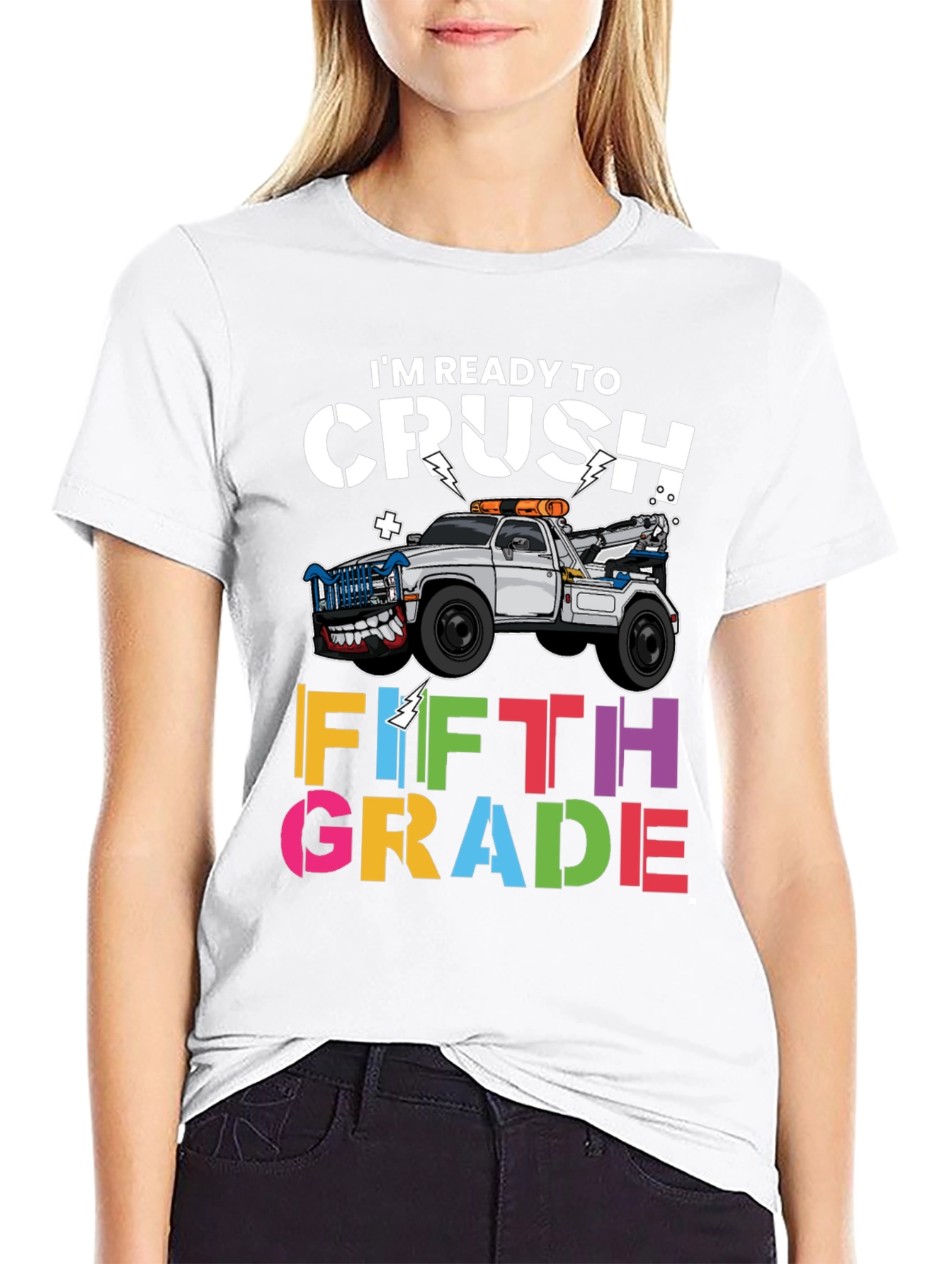 Ready to Crush Fifth Grade Kids T-Shirt