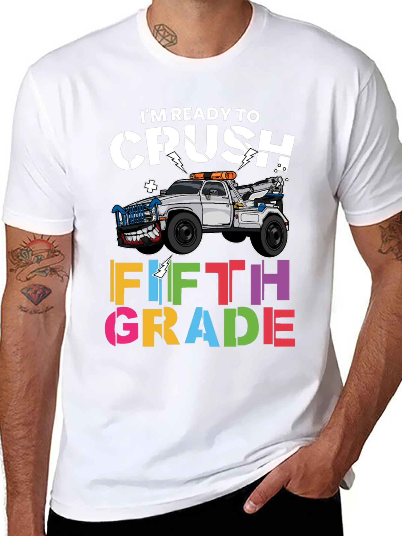 Ready to Crush Fifth Grade Kids T-Shirt