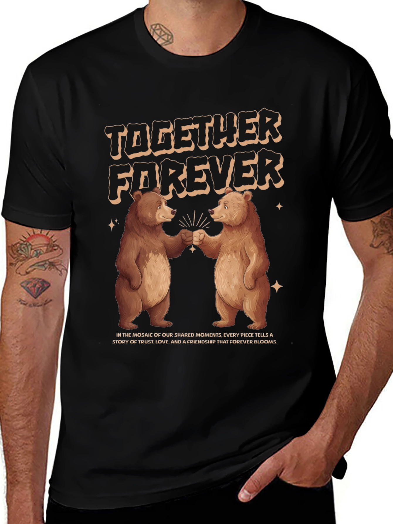 Together Forever Bears Graphic Tee