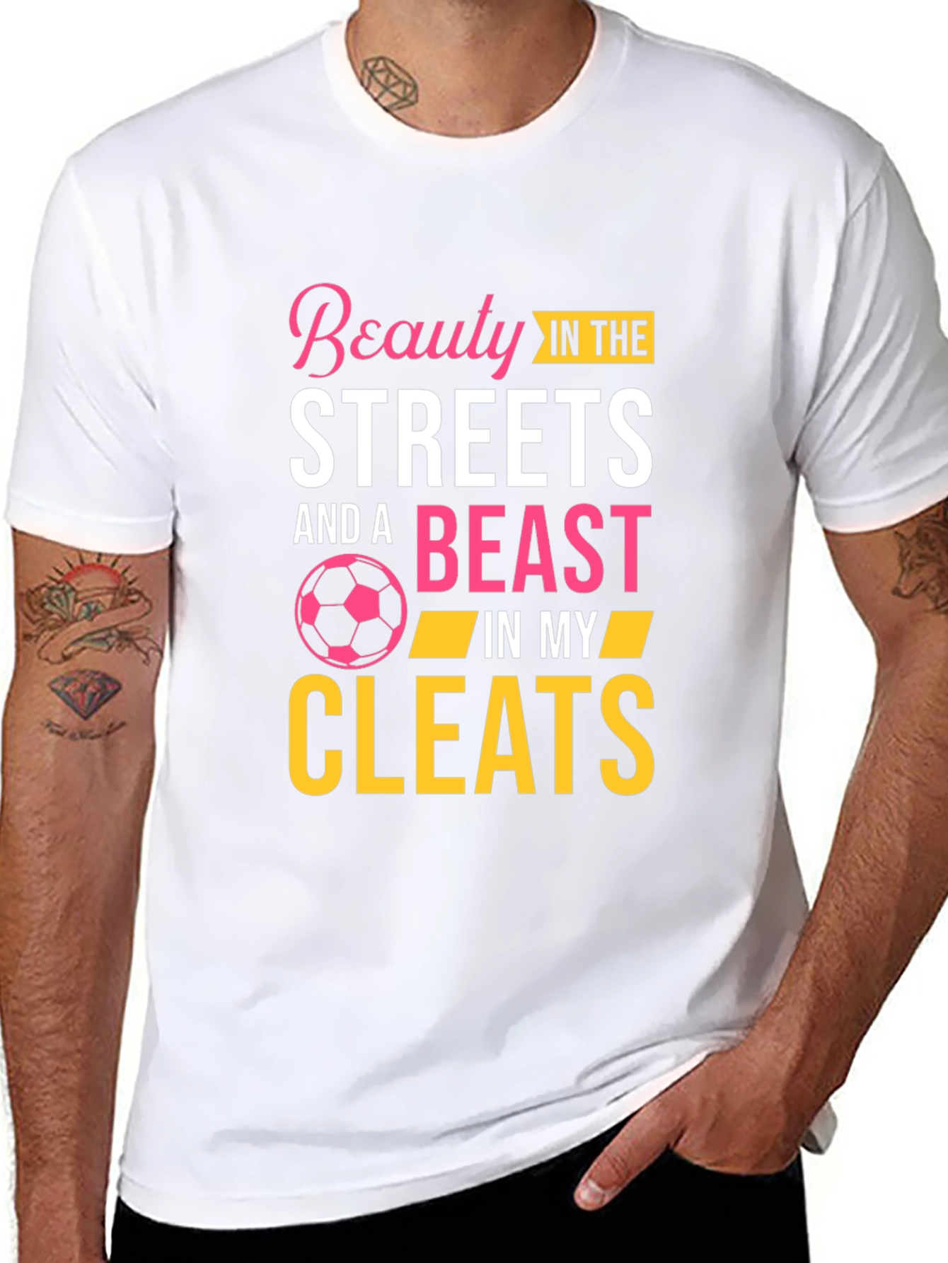 Beauty and a Beast Soccer T-Shirt