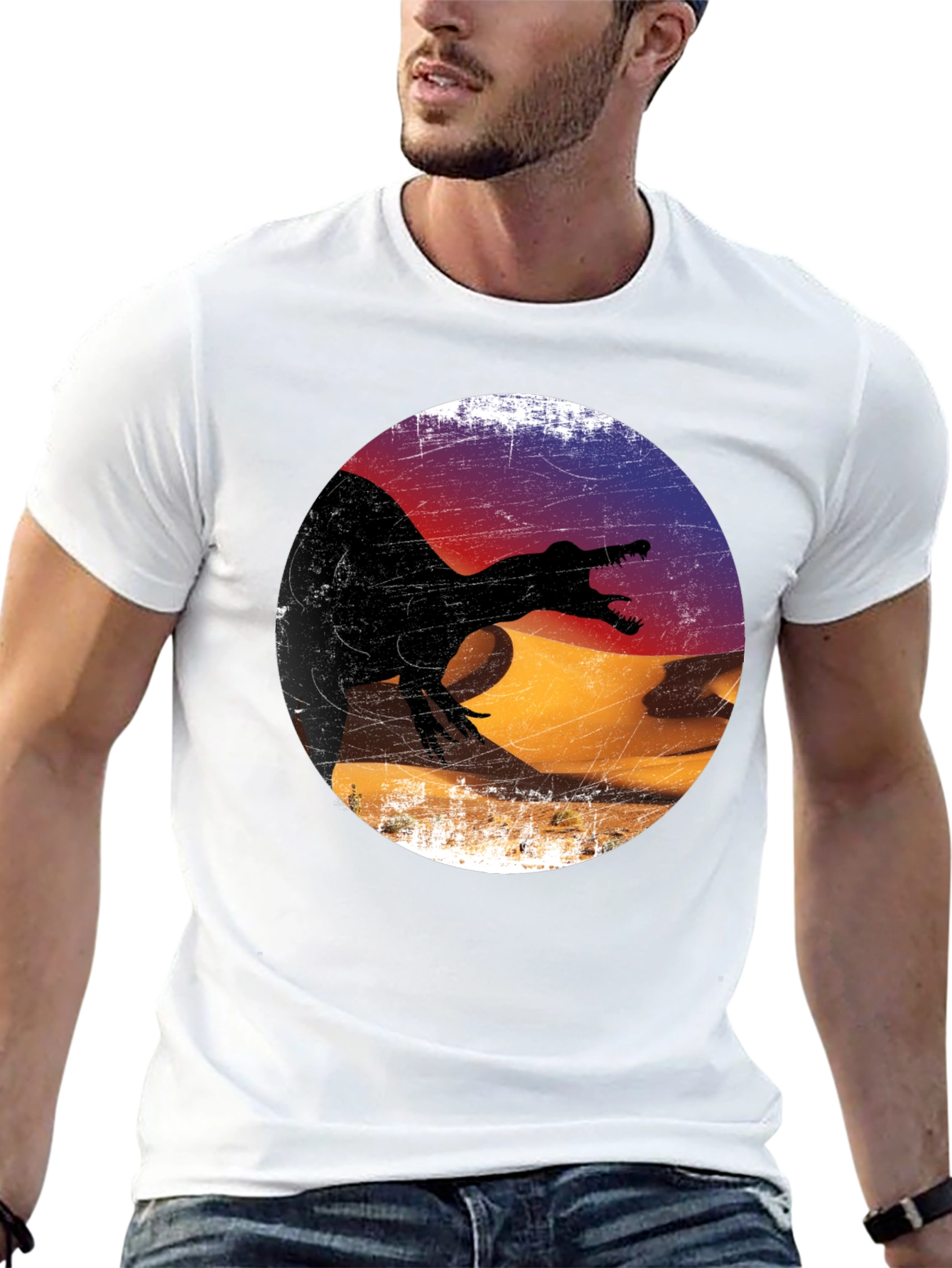Dinosaur Desert Graphic Tee