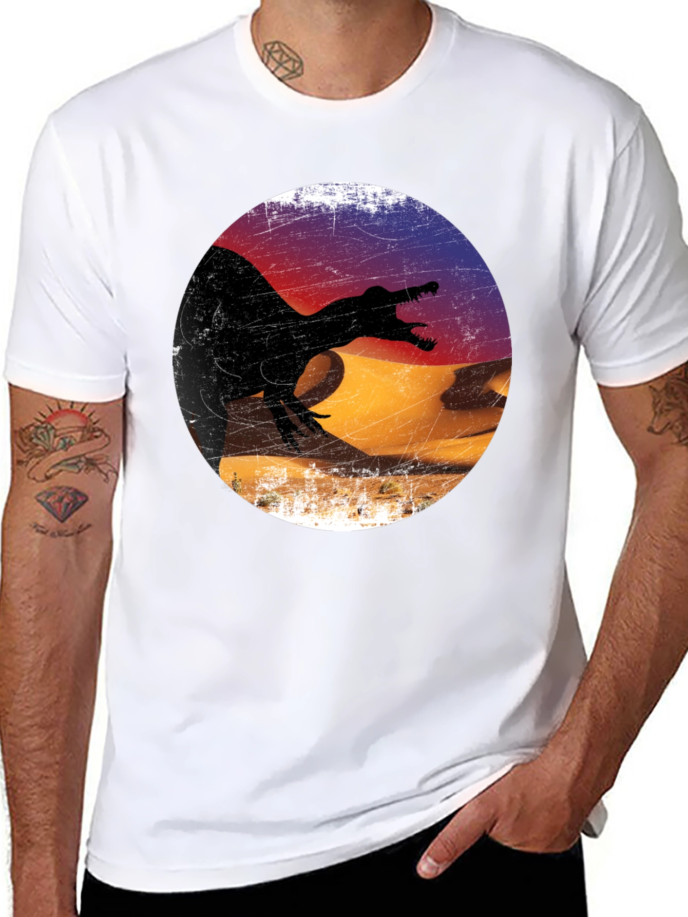 Dinosaur Desert Graphic Tee