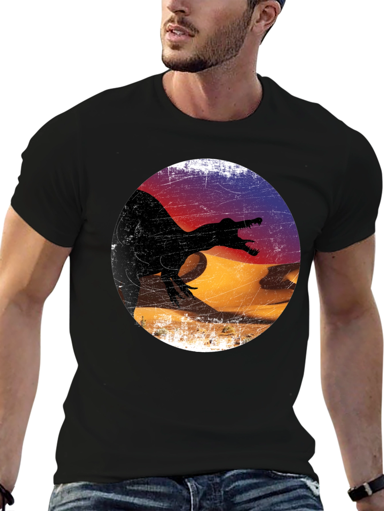 Dinosaur Desert Graphic Tee