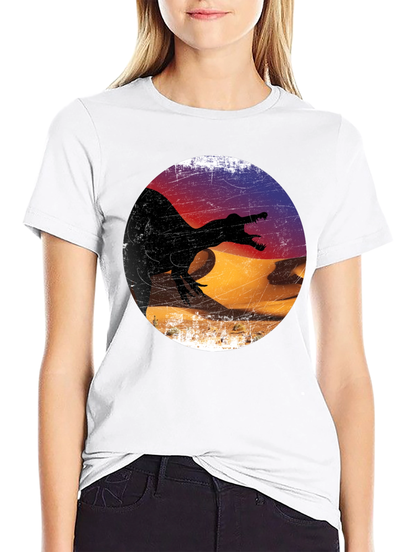 Dinosaur Desert Graphic Tee