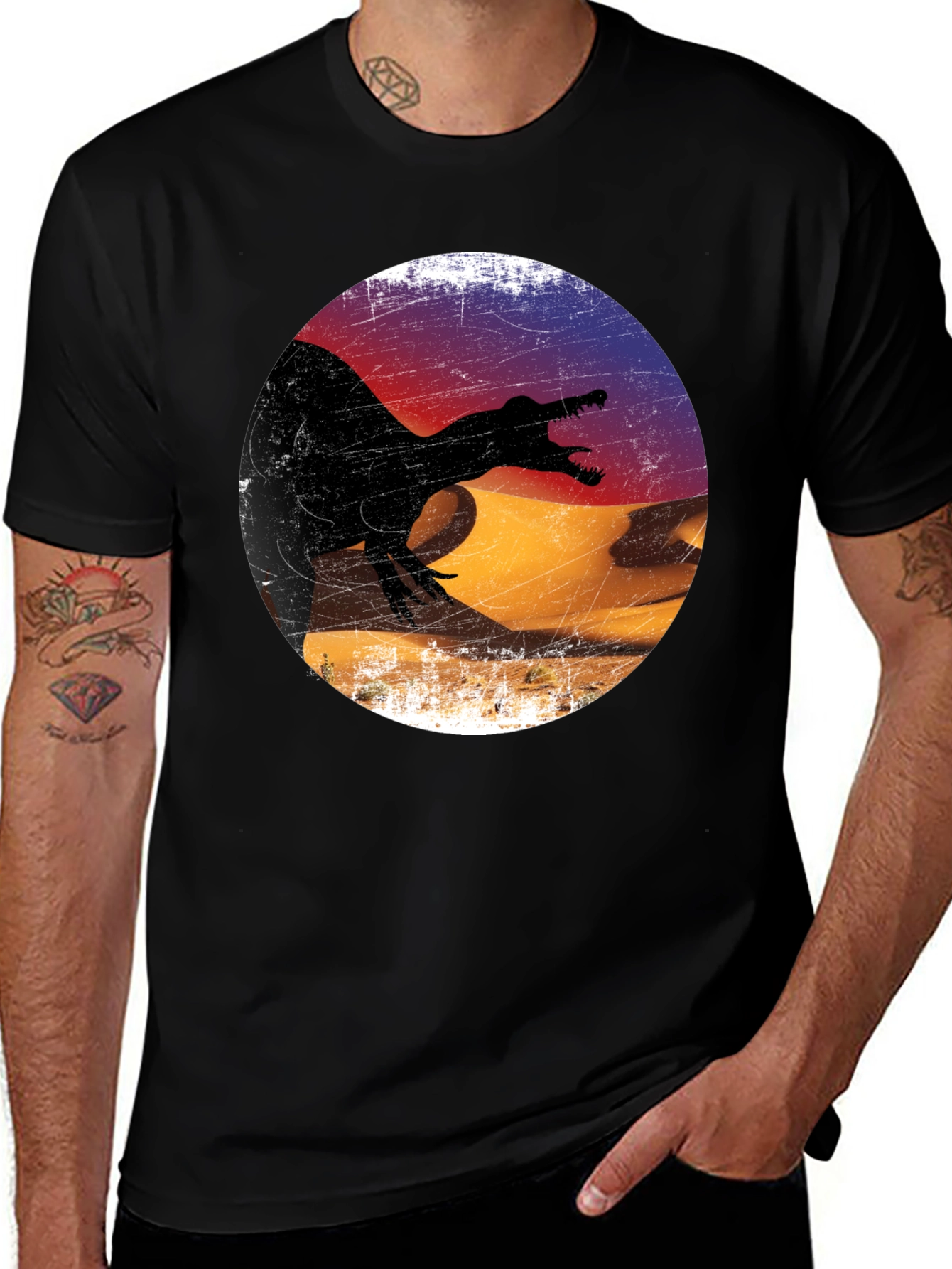 Dinosaur Desert Graphic Tee