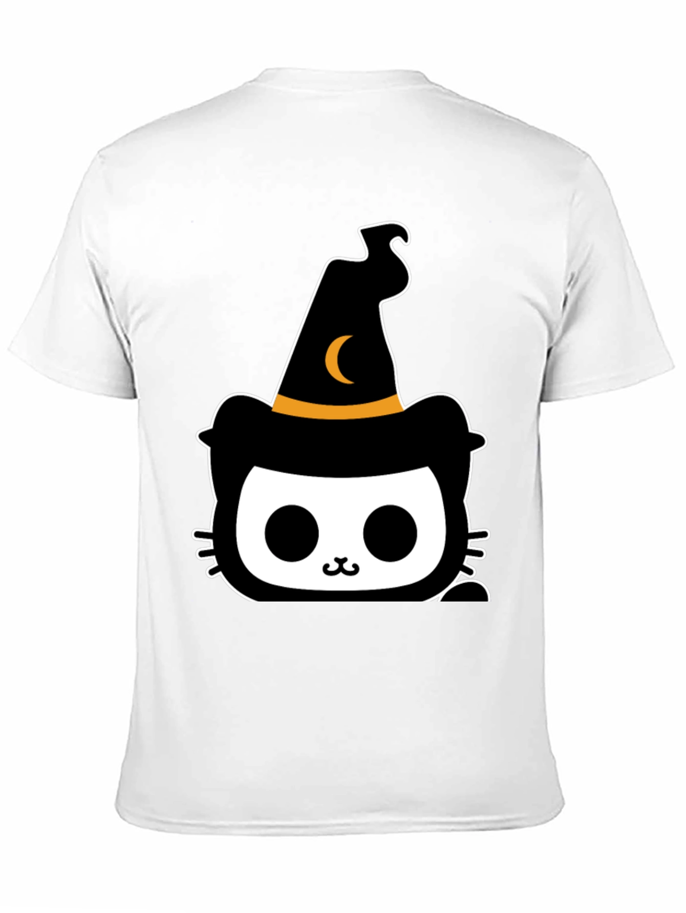 Halloween Cat Witch T-Shirt - Spooky Cute Tee