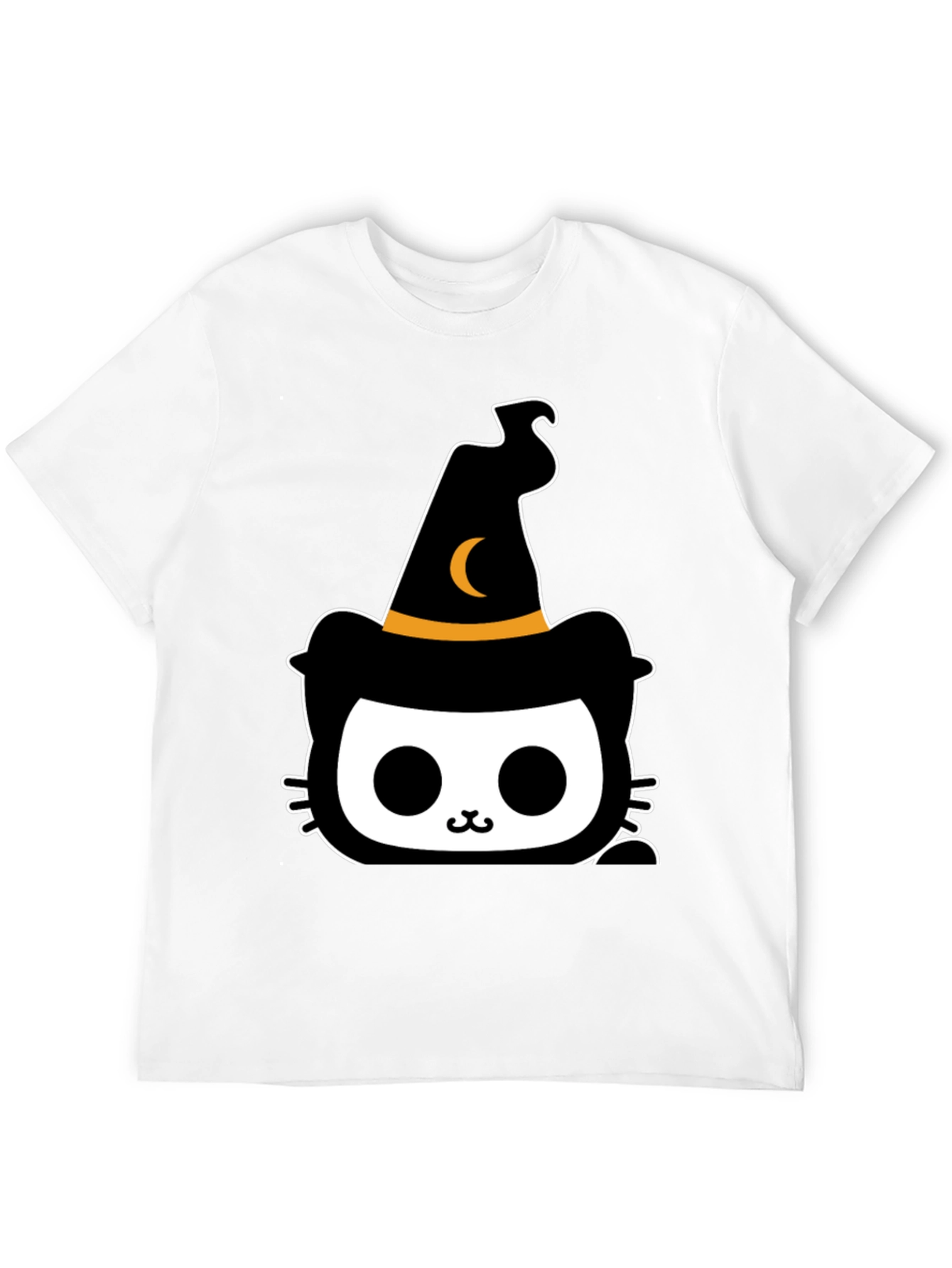 Halloween Cat Witch T-Shirt - Spooky Cute Tee