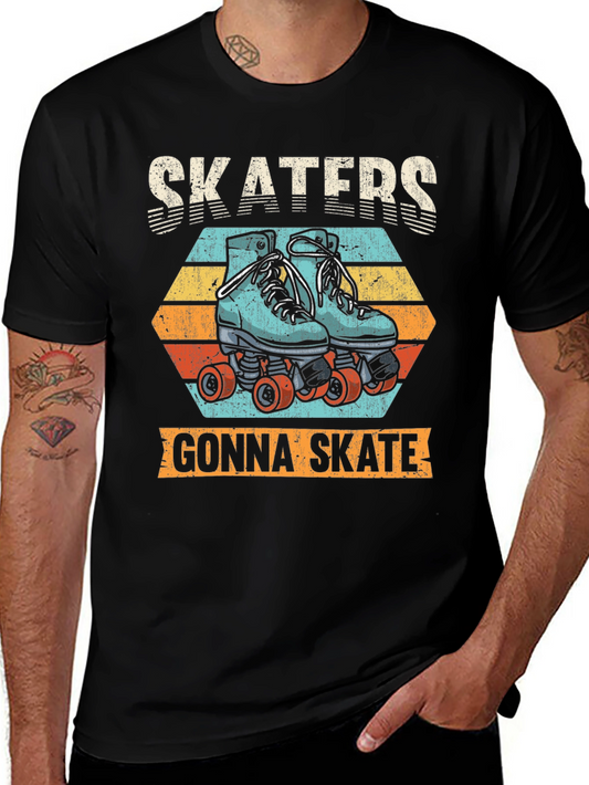 Skaters Gonna Skate Retro T-Shirt