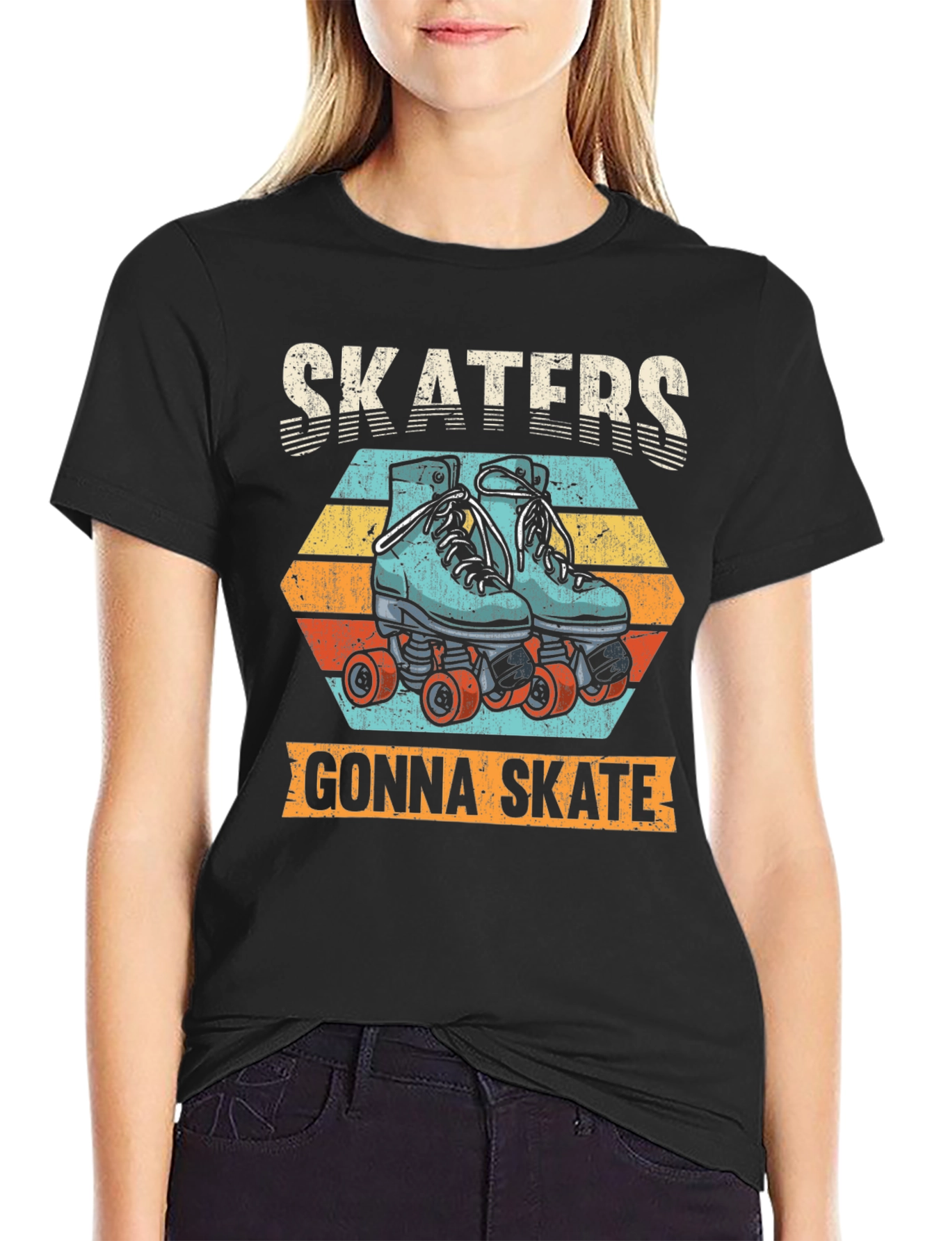 Skaters Gonna Skate Retro T-Shirt