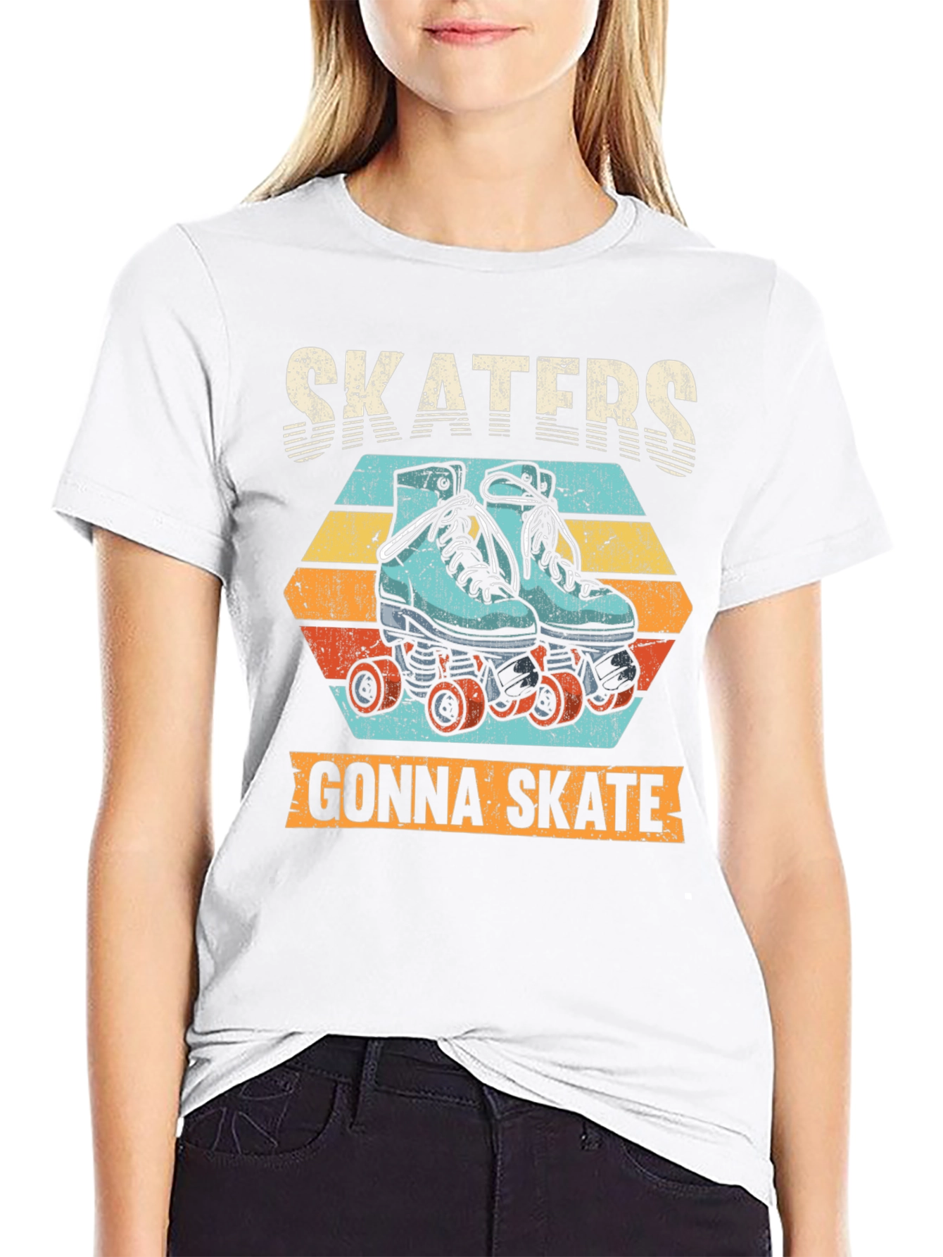 Skaters Gonna Skate Retro T-Shirt