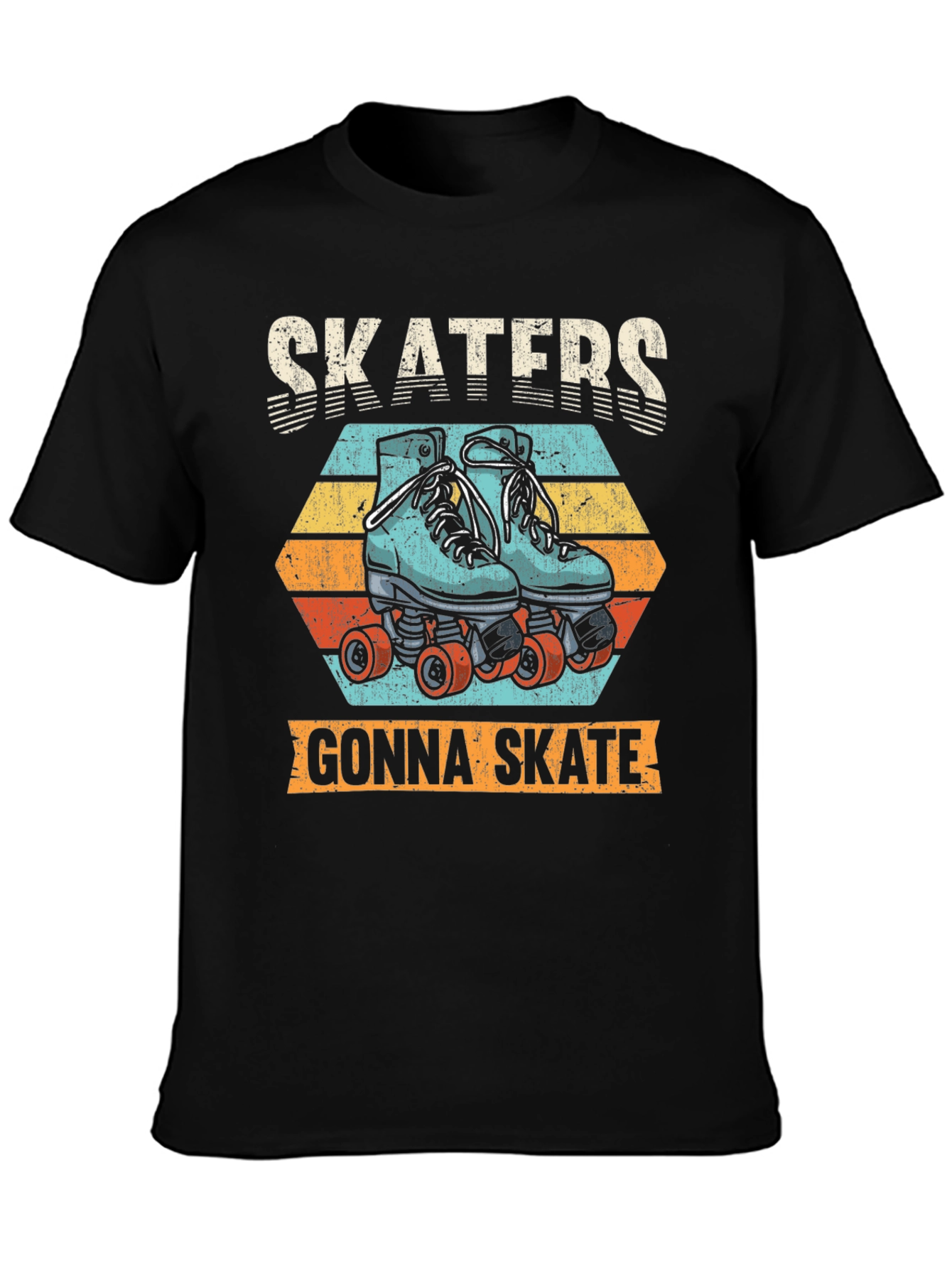 Skaters Gonna Skate Retro T-Shirt