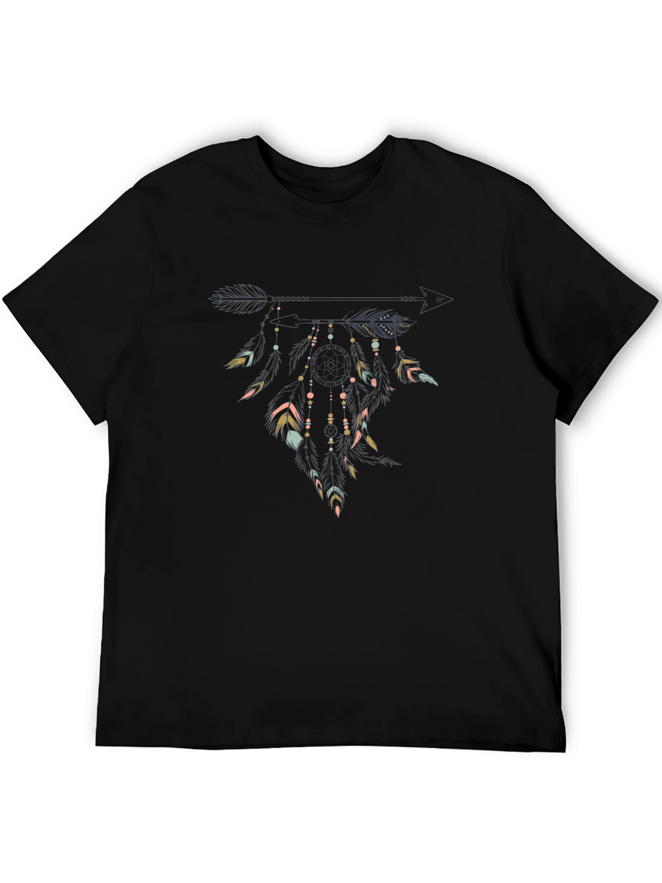 Dreamcatcher Graphic Tee - Mens Black T-Shirt